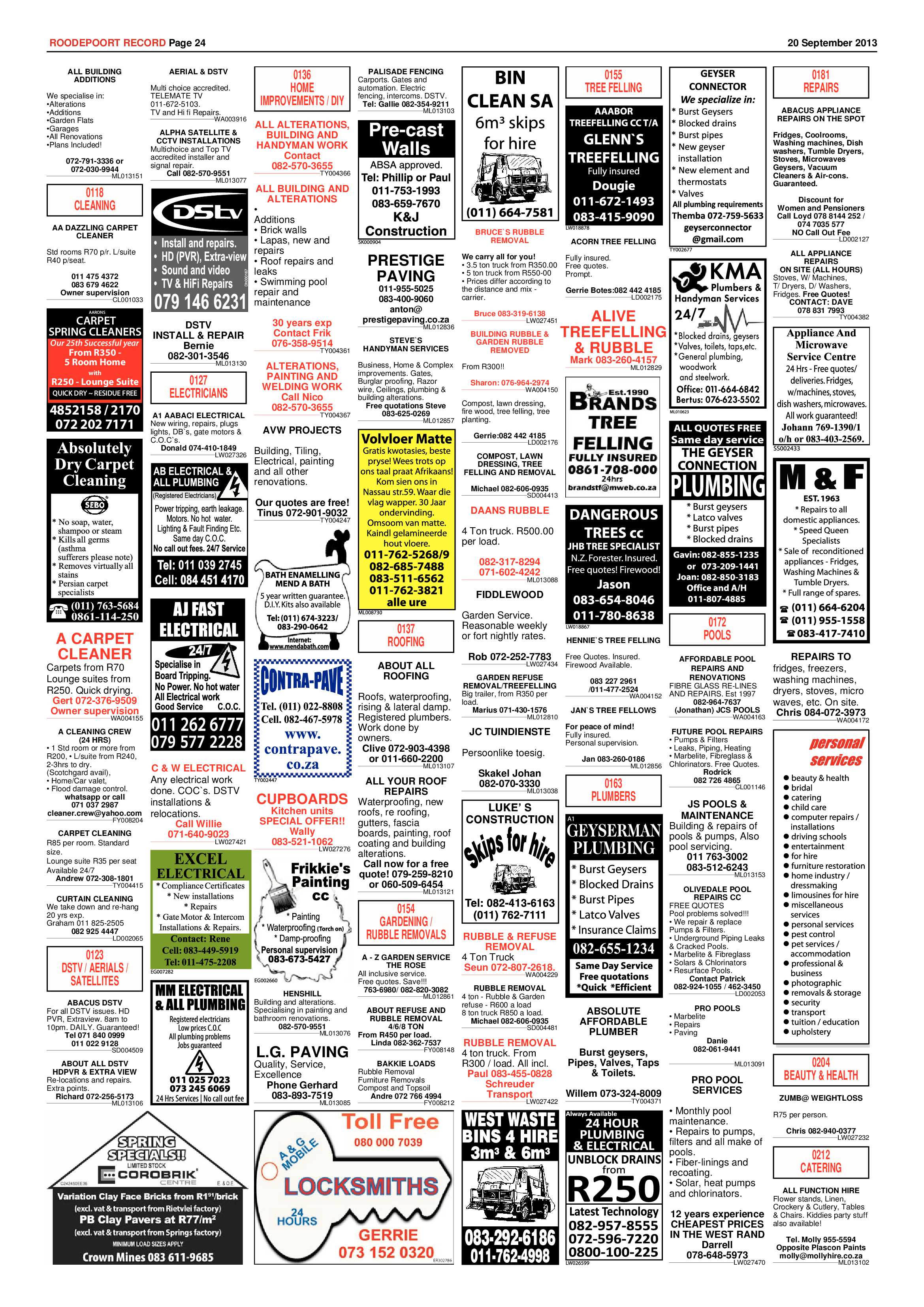 Roodepoort Record 20 September 2013 page 24