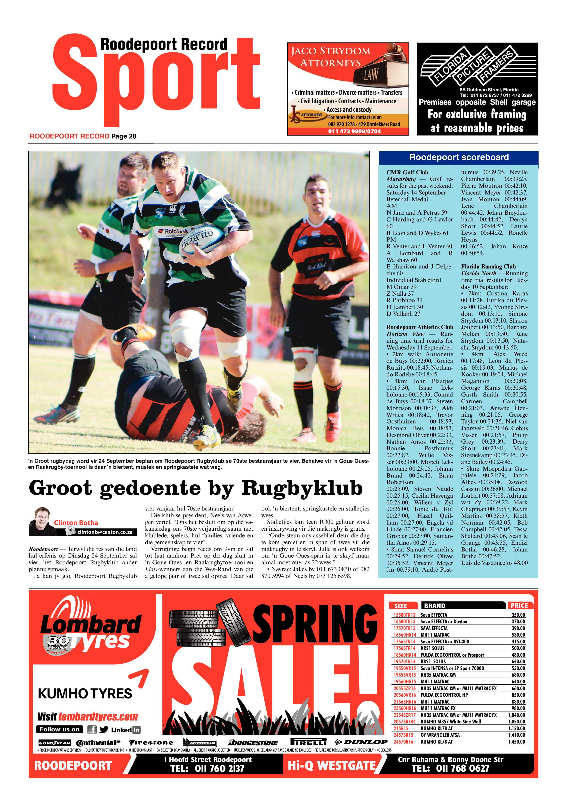 Roodepoort Record 20 September 2013 page 28