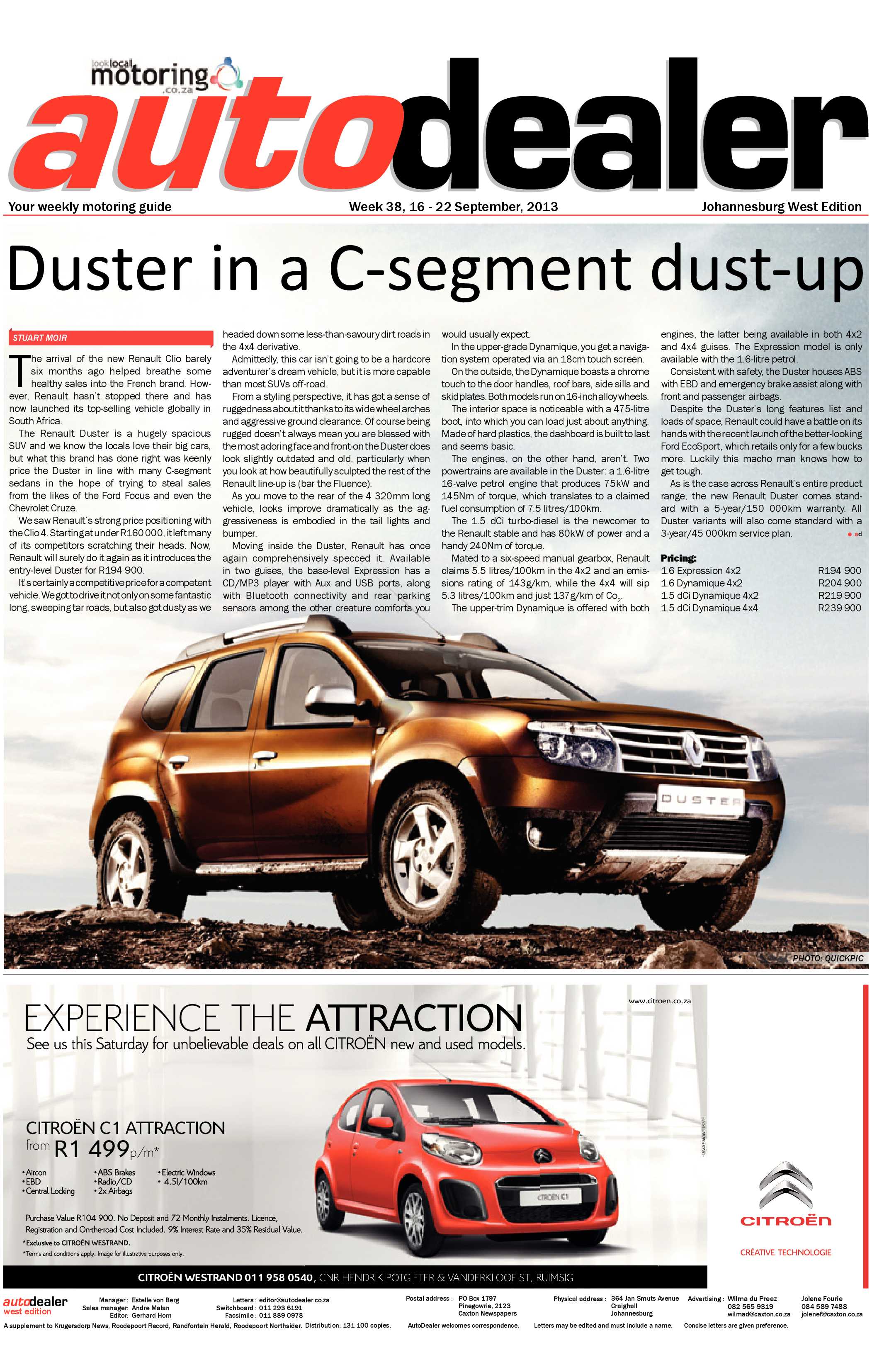 Roodepoort Record 20 September 2013 page 29