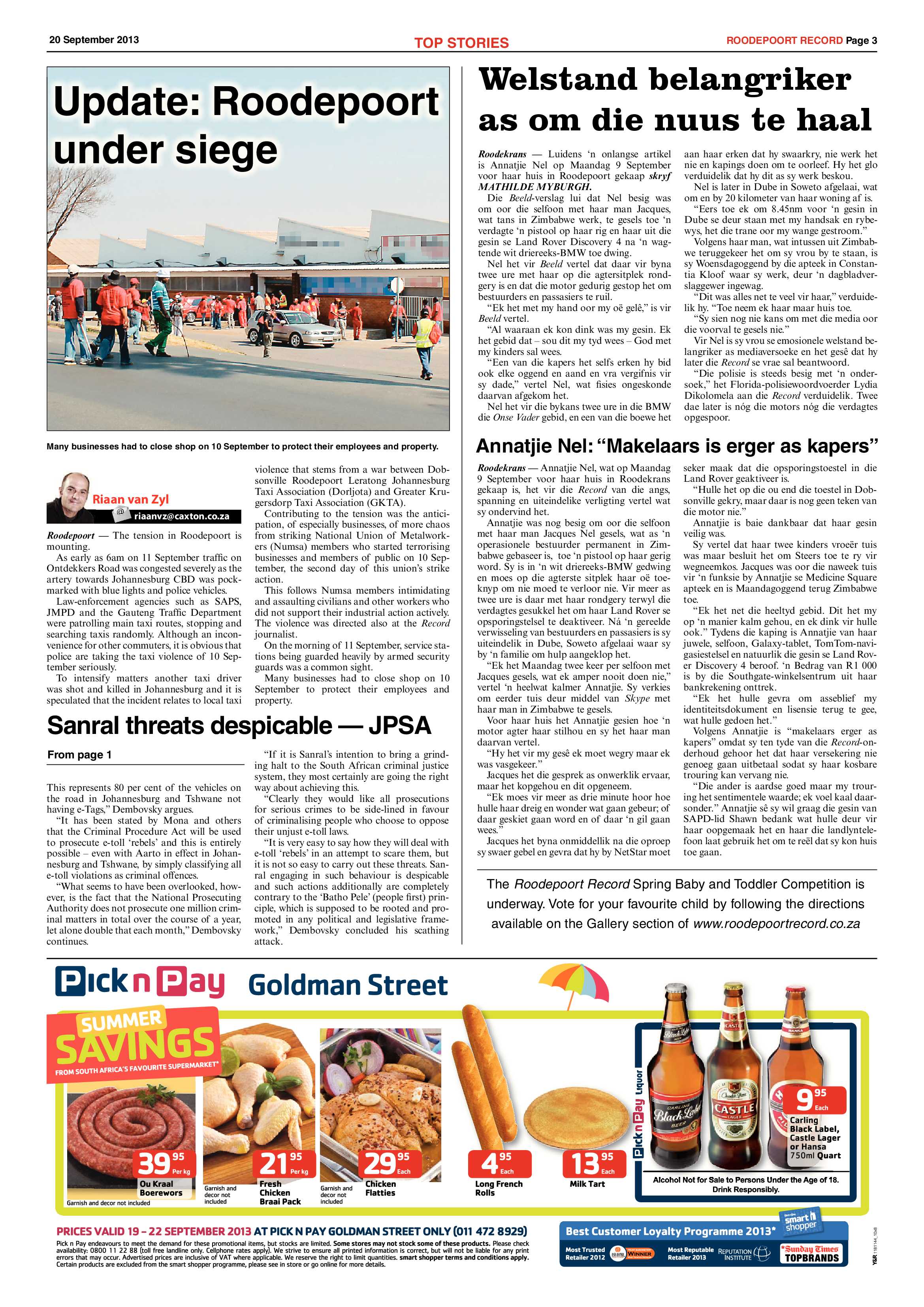Roodepoort Record 20 September 2013 page 3