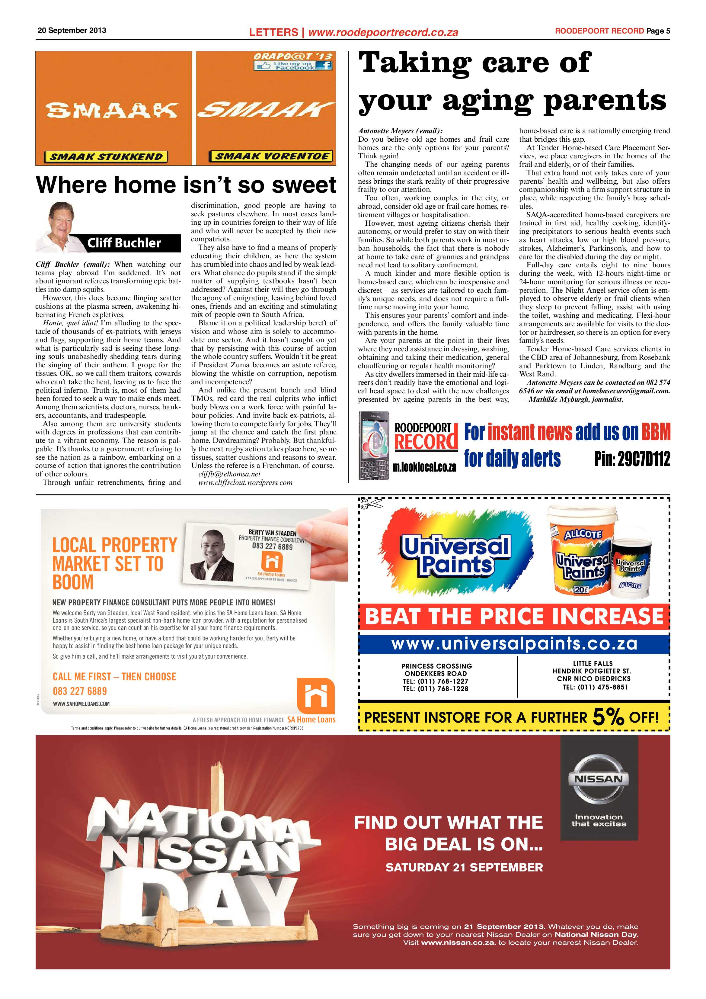Roodepoort Record 20 September 2013 page 5