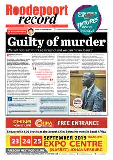 Roodepoort Record 20 September 2019