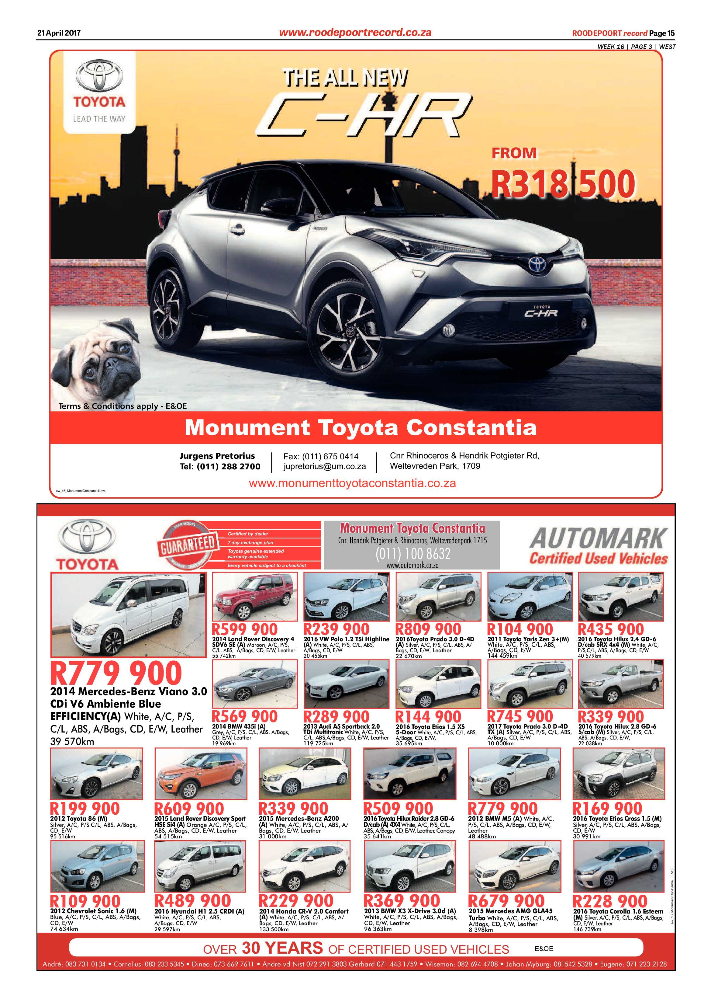 Roodepoort Record 21 April 2017 page 15