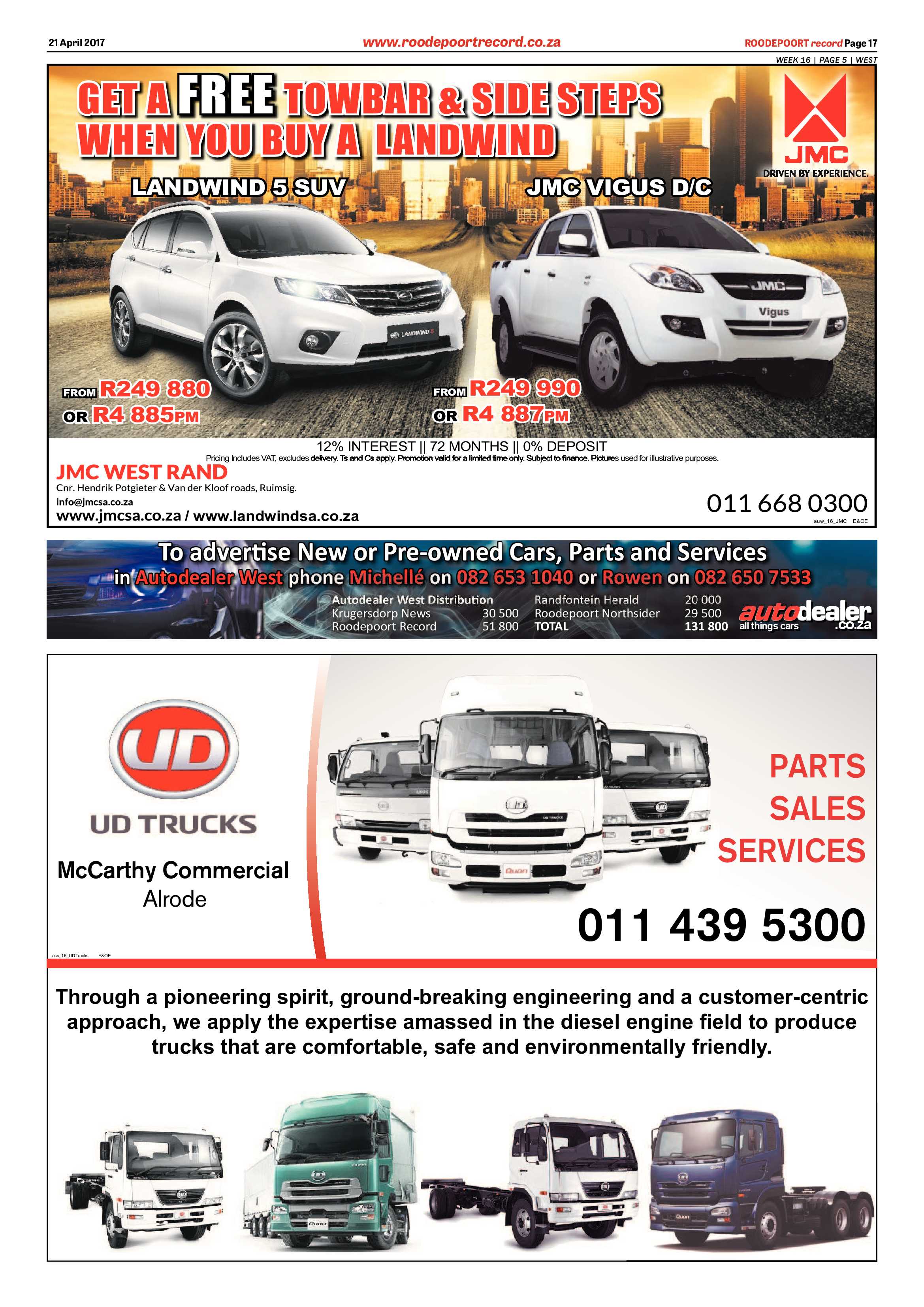 Roodepoort Record 21 April 2017 page 17
