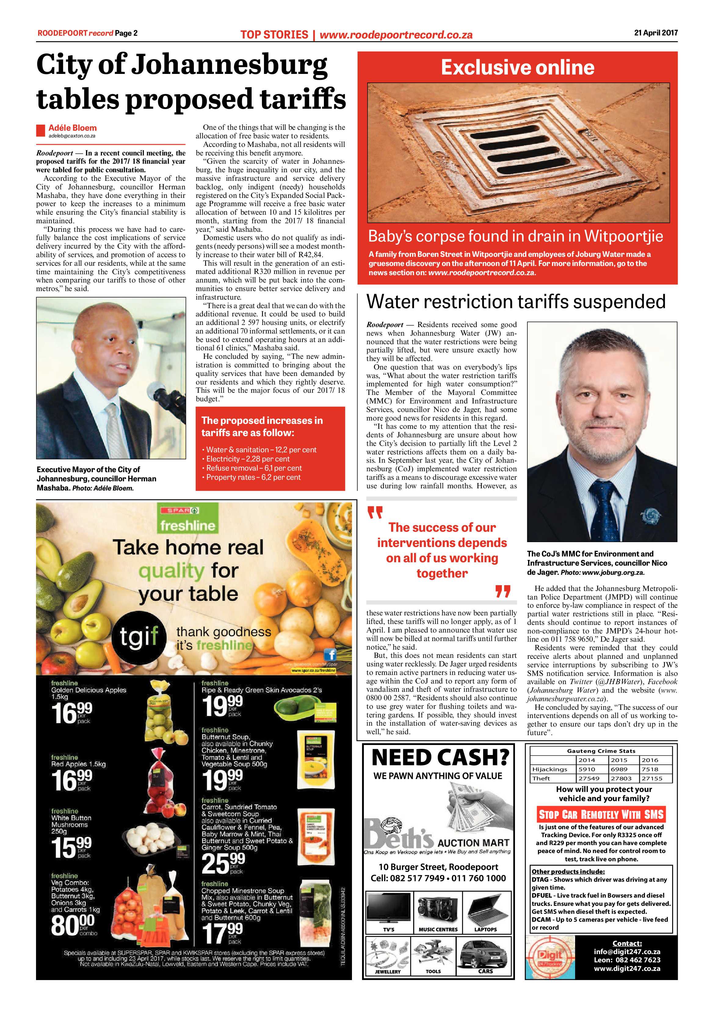 Roodepoort Record 21 April 2017 page 2