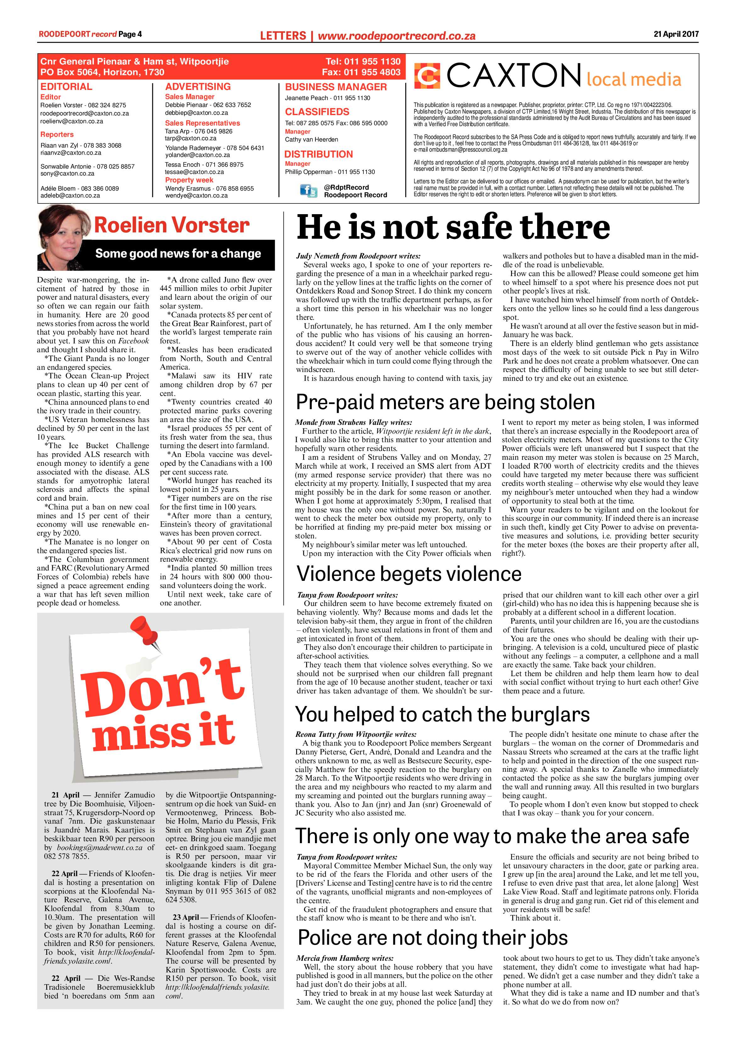 Roodepoort Record 21 April 2017 page 4