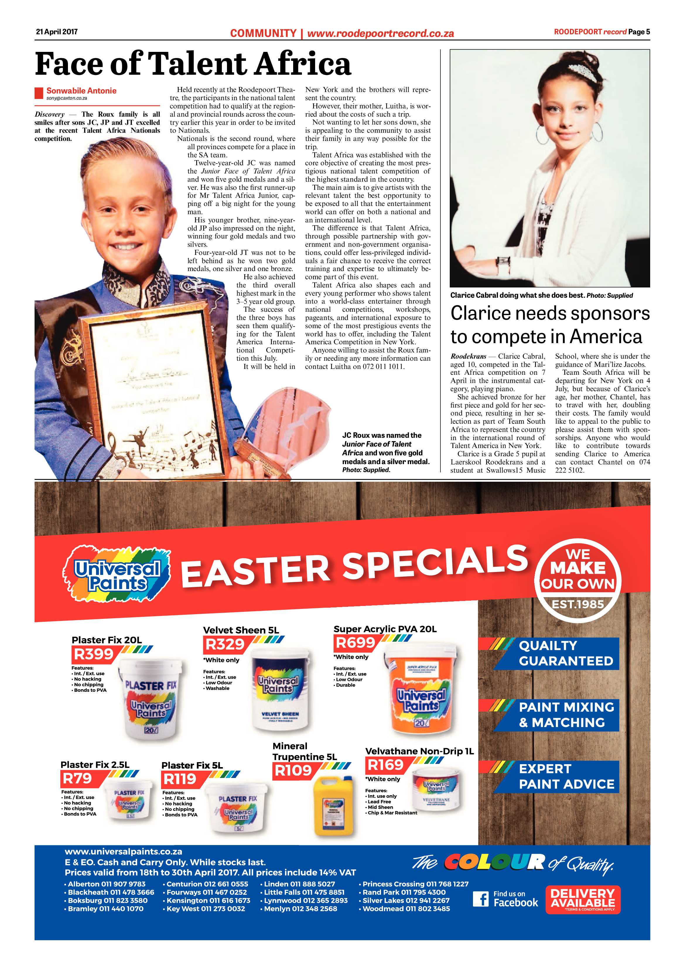 Roodepoort Record 21 April 2017 page 5