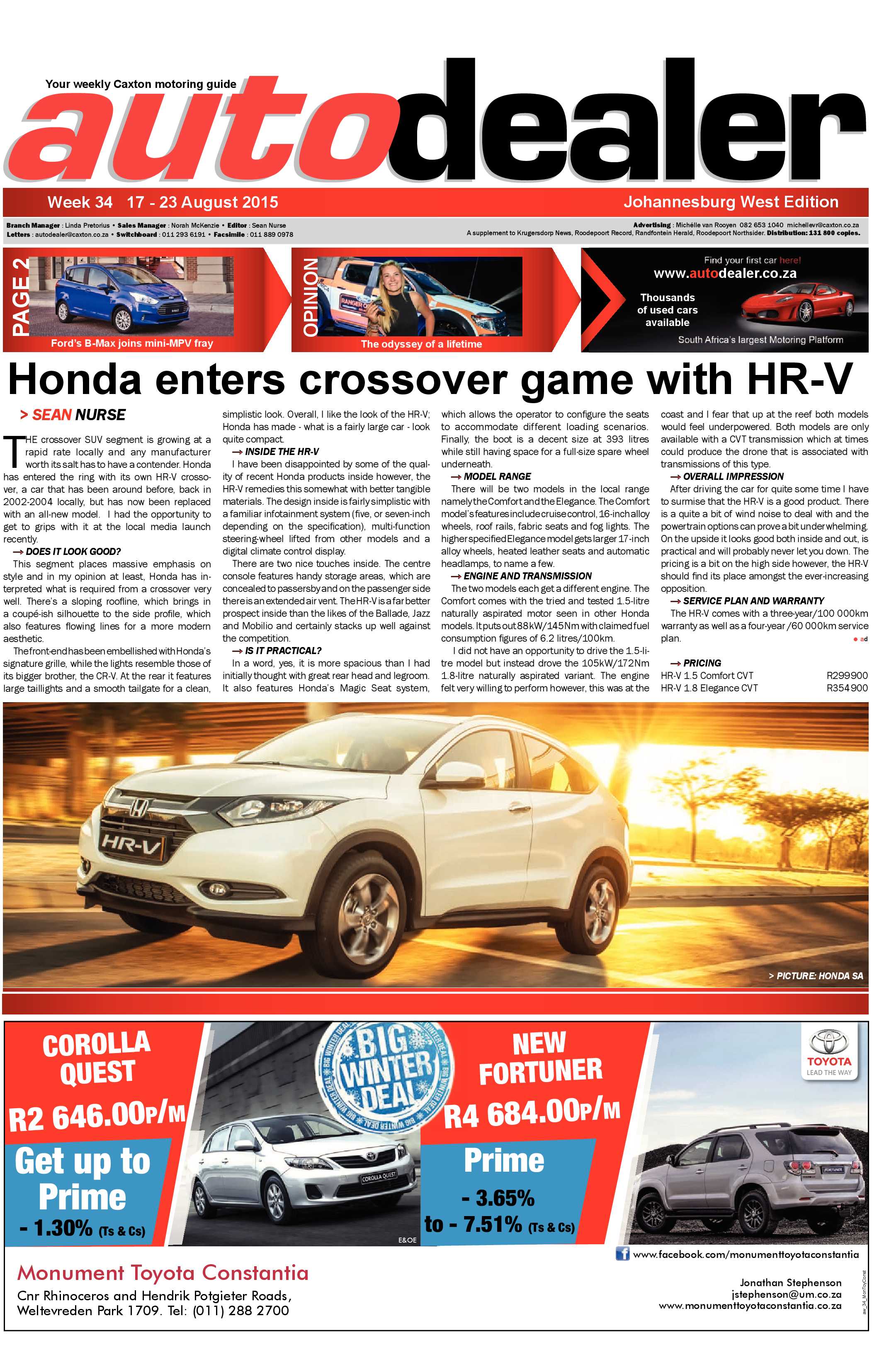 Roodepoort Record 21 August 2015 page 11