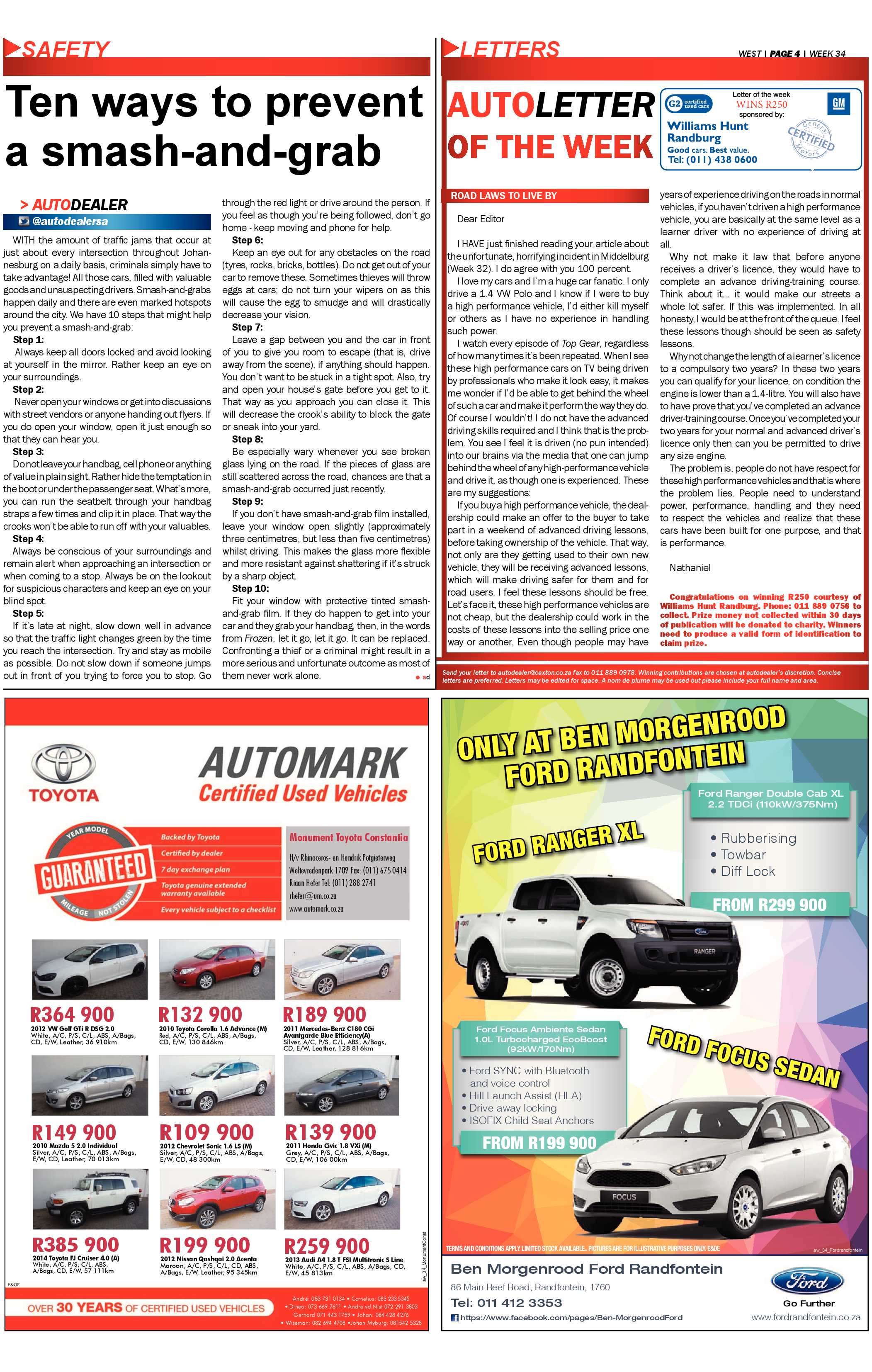 Roodepoort Record 21 August 2015 page 14