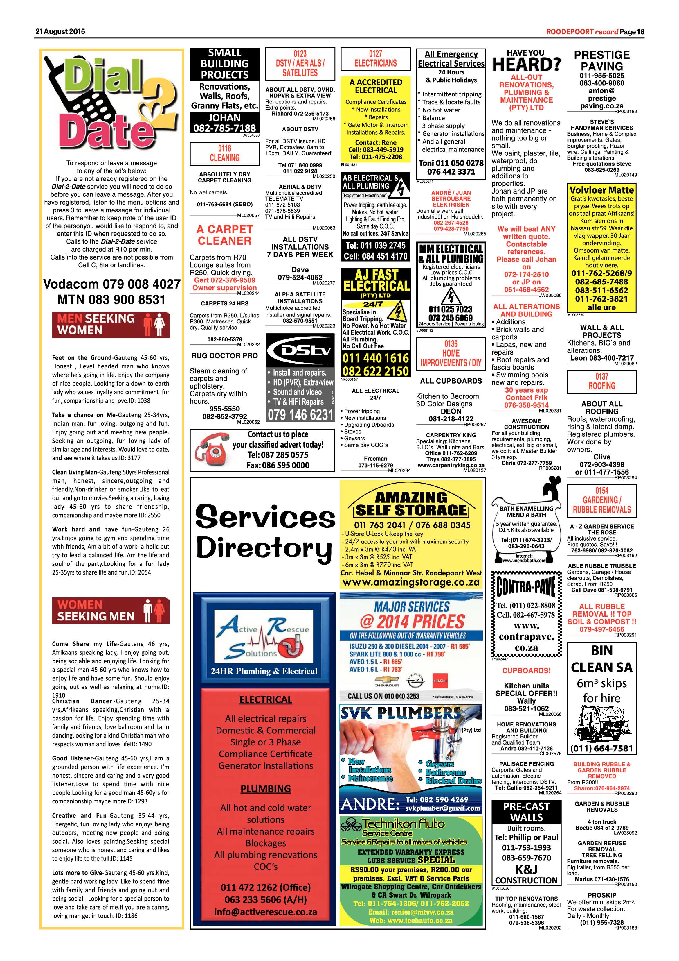 Roodepoort Record 21 August 2015 page 21