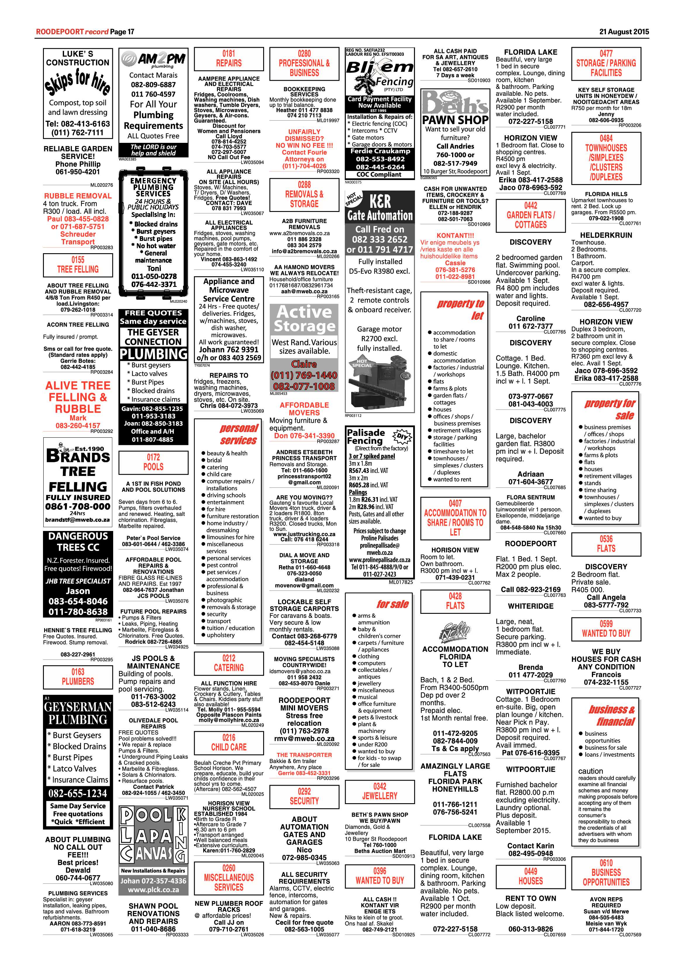 Roodepoort Record 21 August 2015 page 22