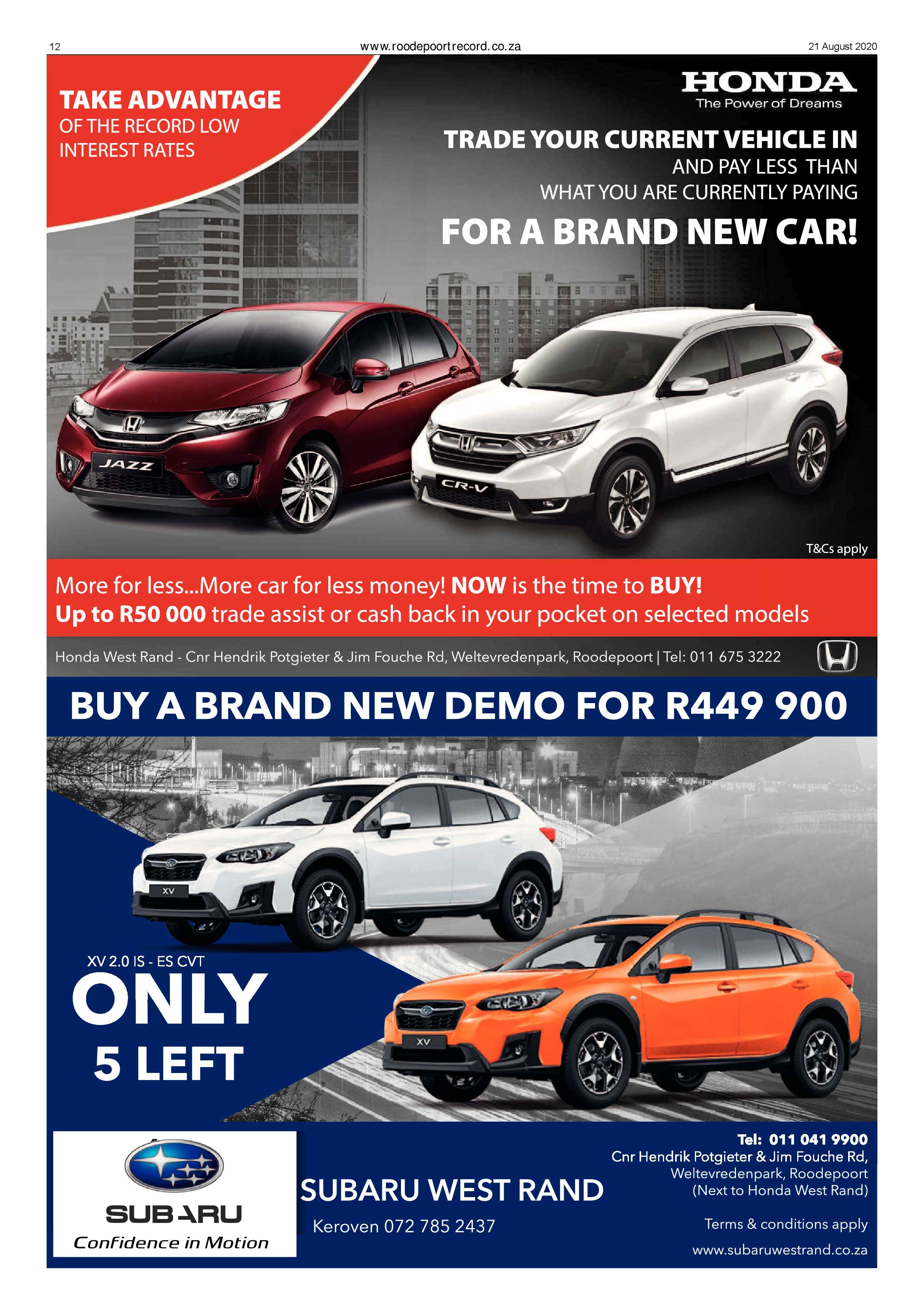 Roodepoort Record 21 August 2020 page 12