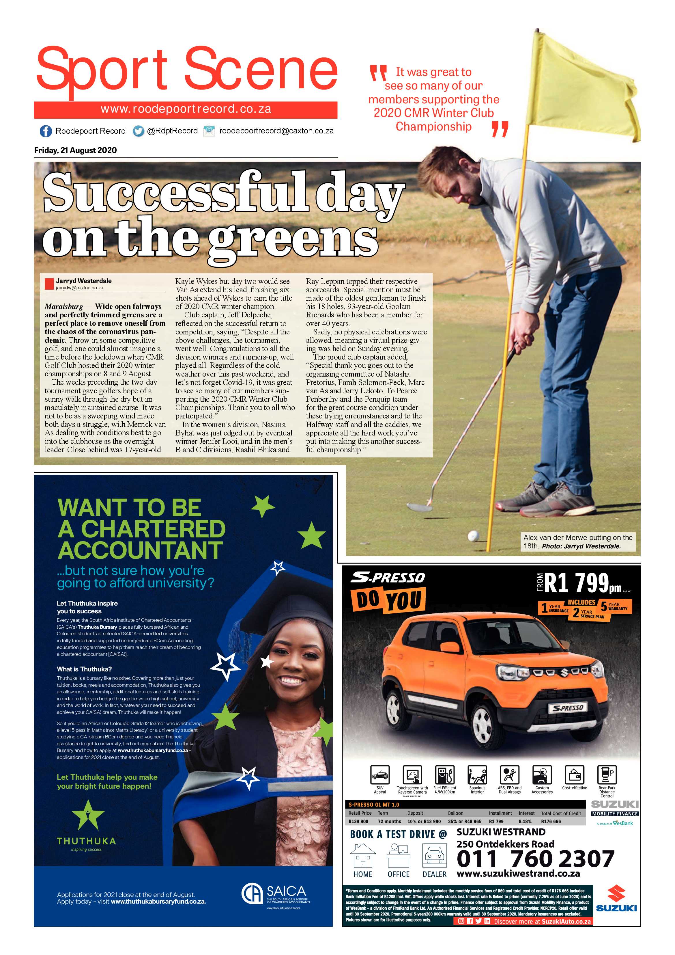 Roodepoort Record 21 August 2020 page 16