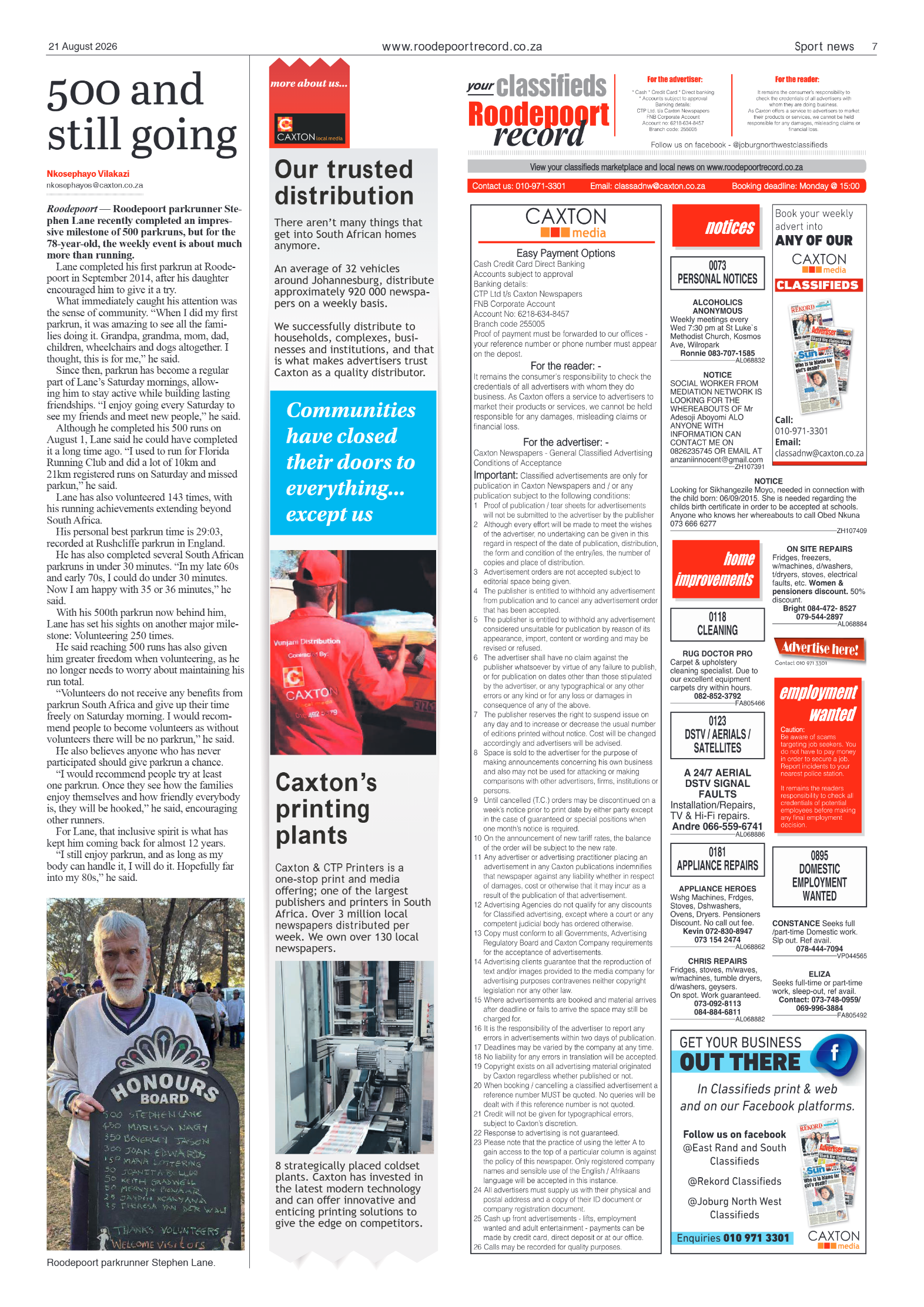 Roodepoort Record 21 August 2026 page 7