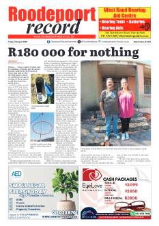 Roodepoort Record 21 August 2026