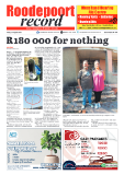 Roodepoort Record 21 August 2026