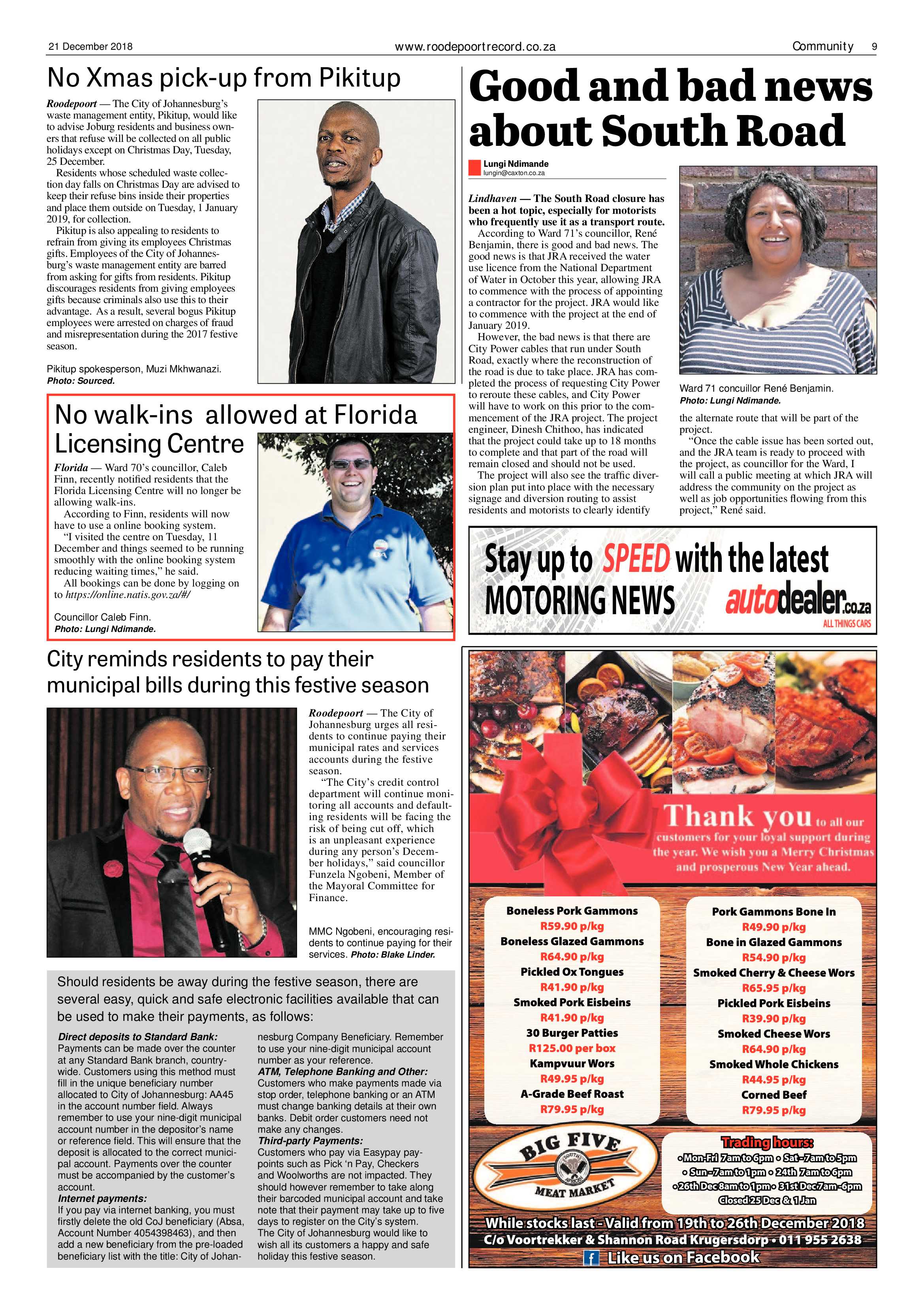 Roodepoort Record 21 December 2018 page 9