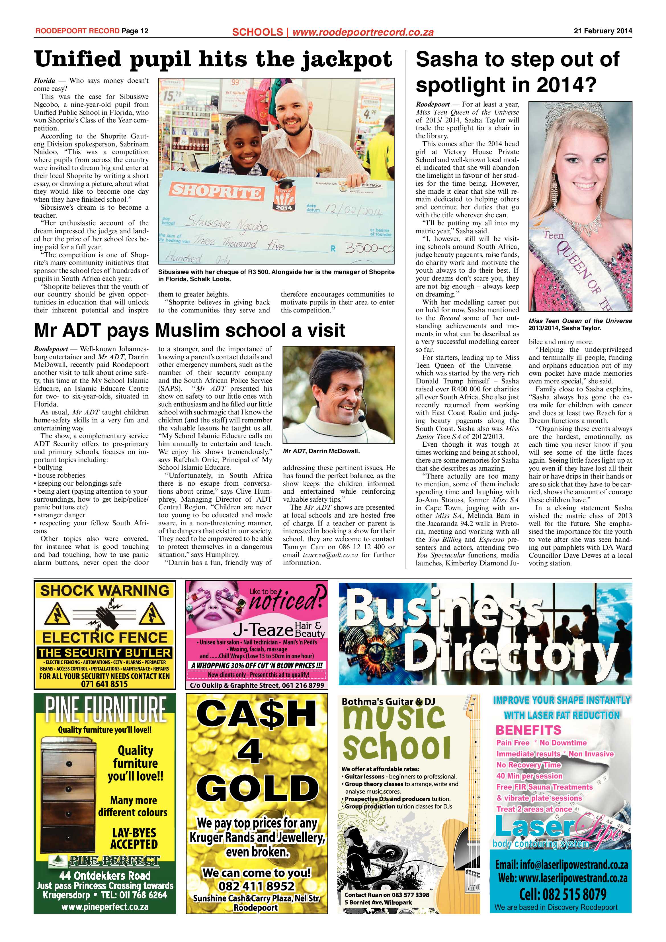 Roodepoort Record 21 February 2014 page 12
