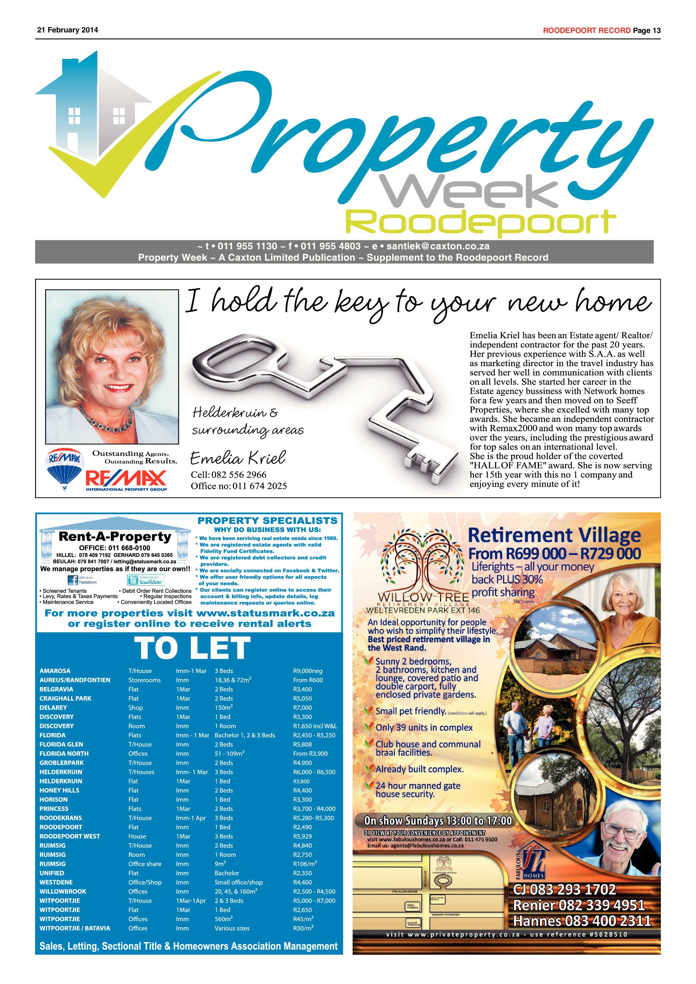 Roodepoort Record 21 February 2014 page 13