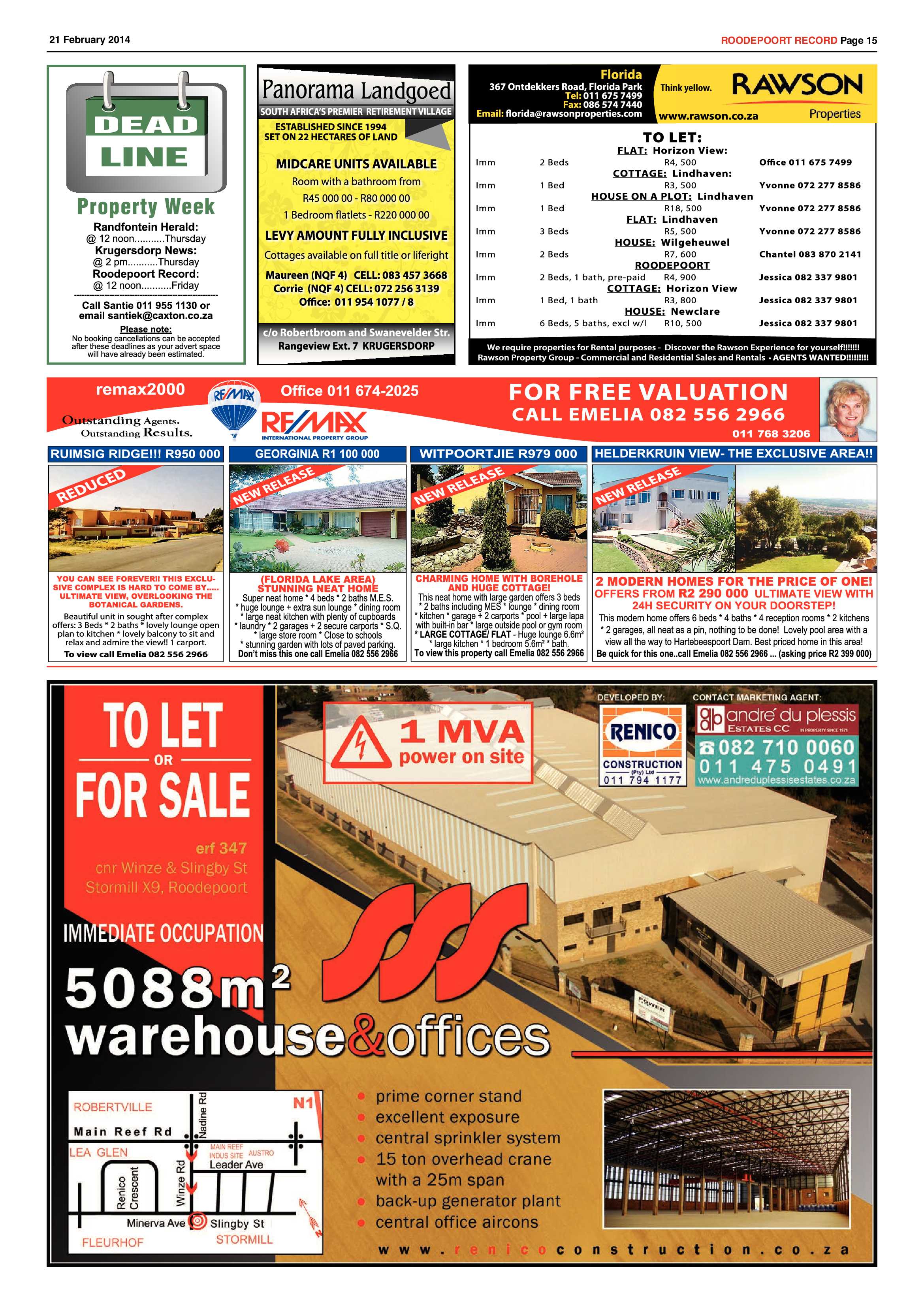 Roodepoort Record 21 February 2014 page 15