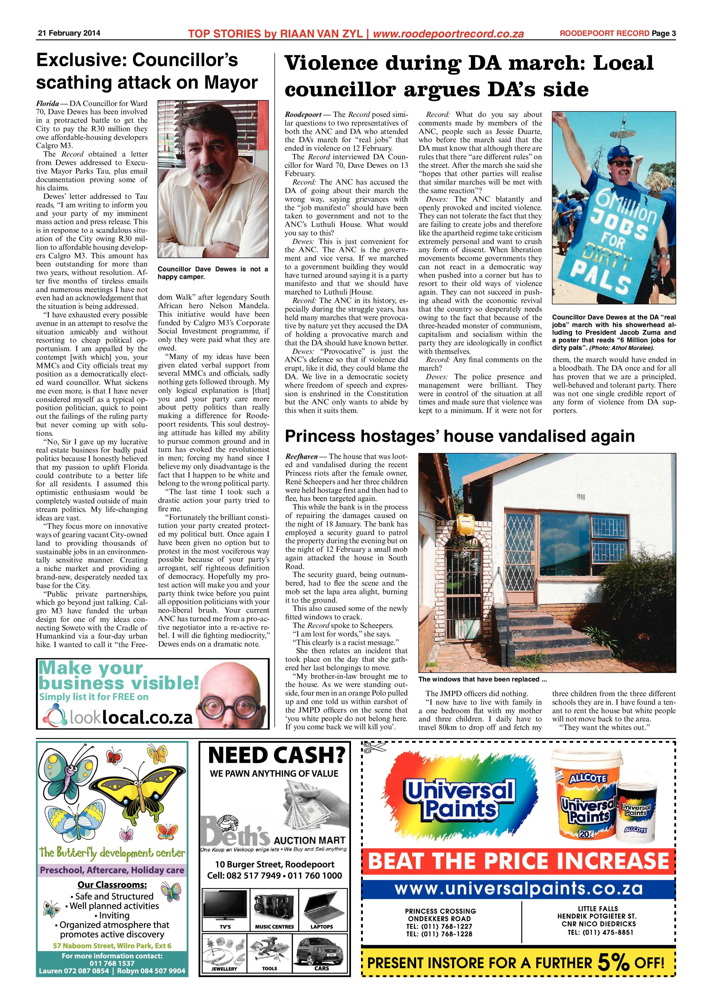 Roodepoort Record 21 February 2014 page 3