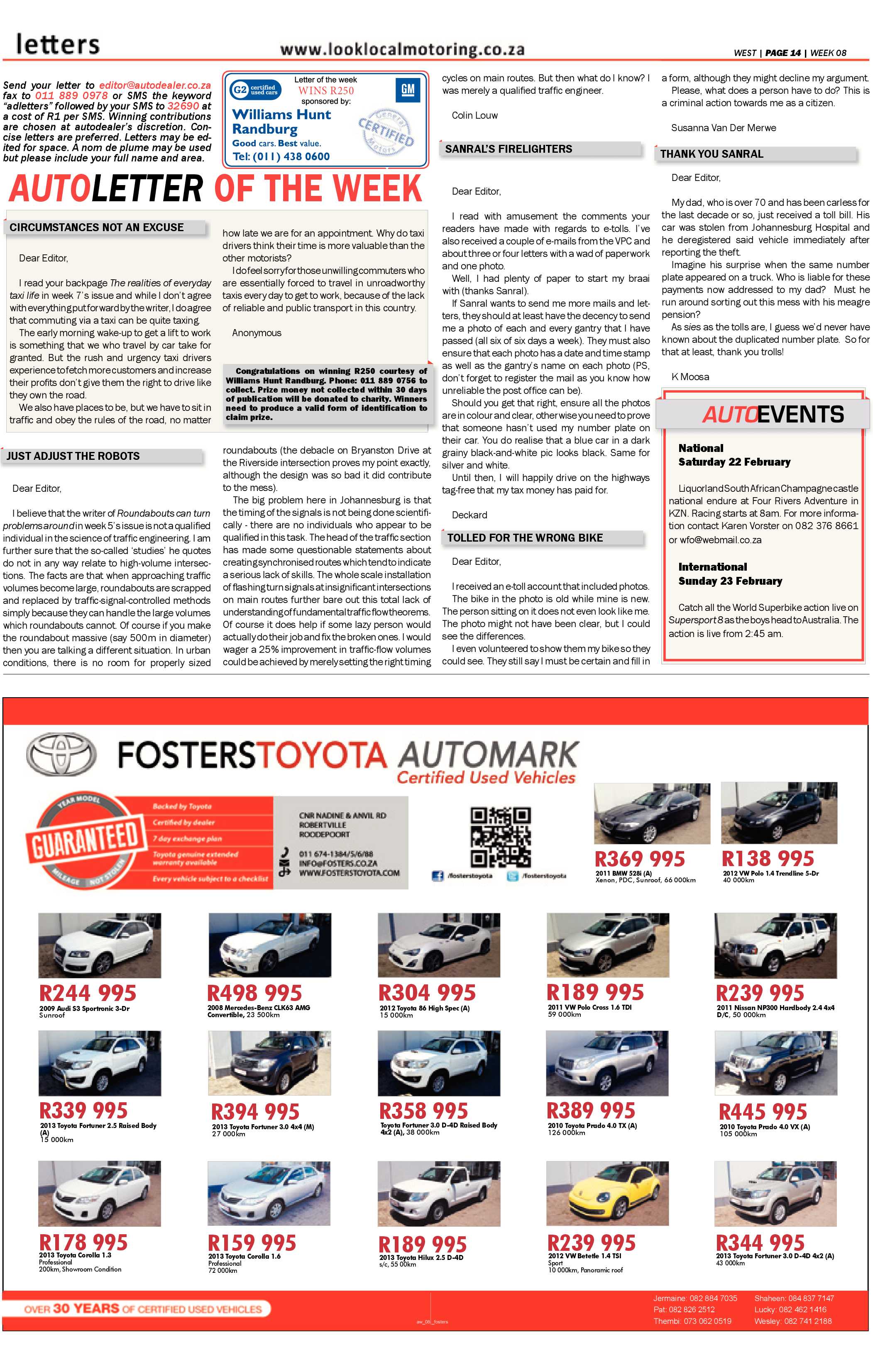 Roodepoort Record 21 February 2014 page 38