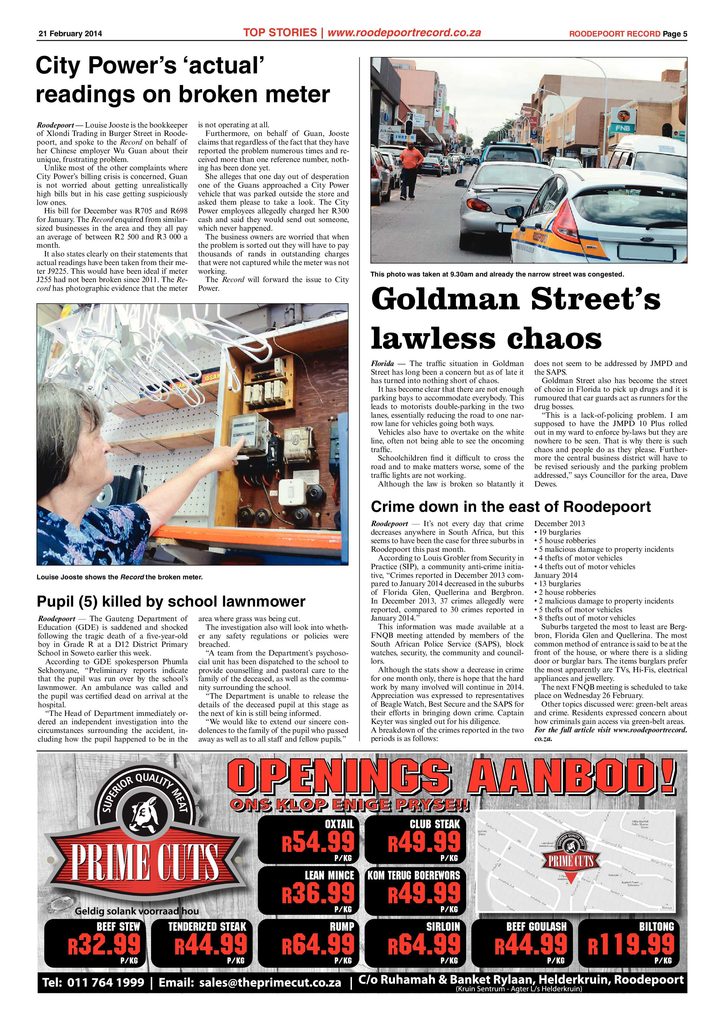 Roodepoort Record 21 February 2014 page 5