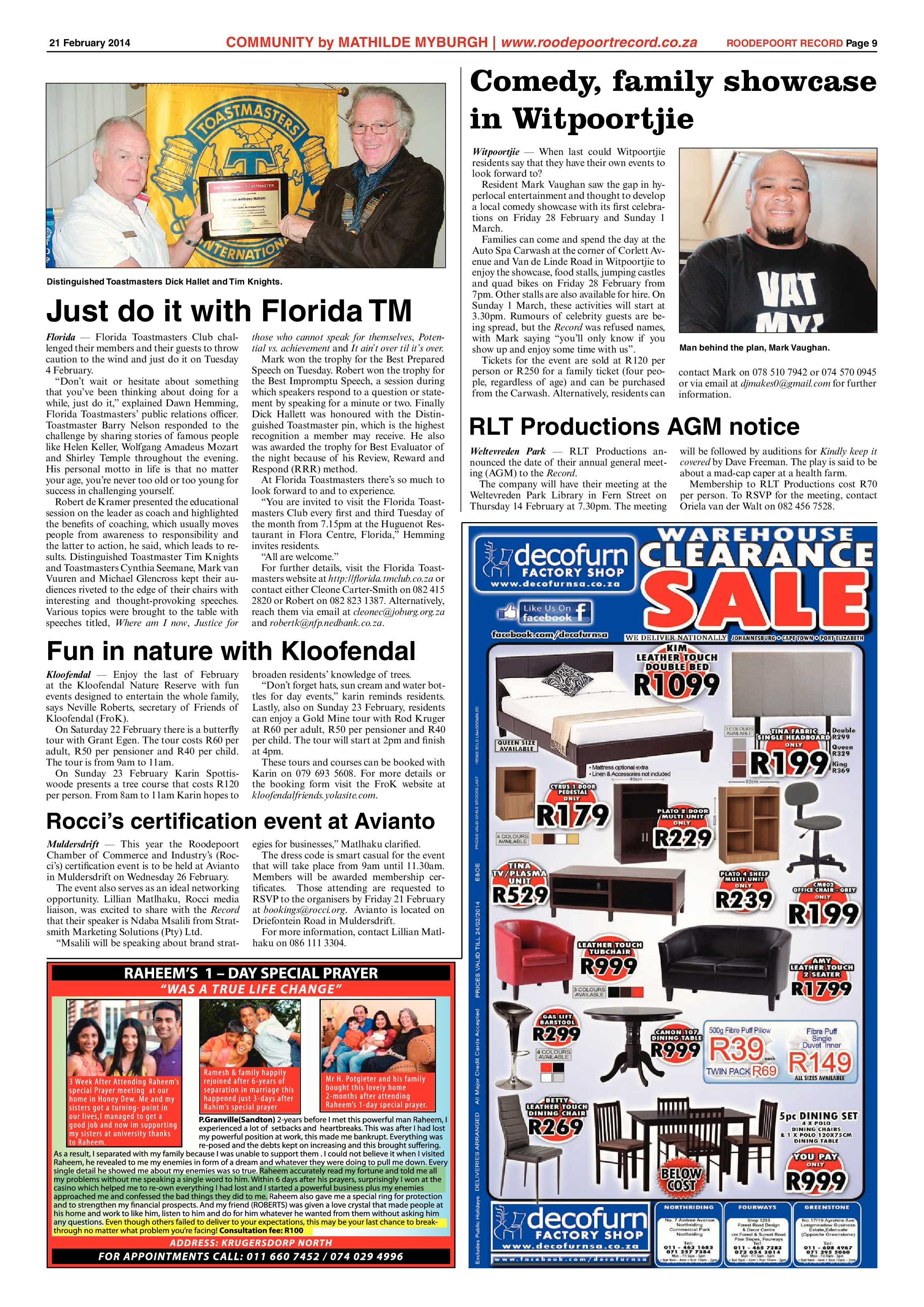 Roodepoort Record 21 February 2014 page 9