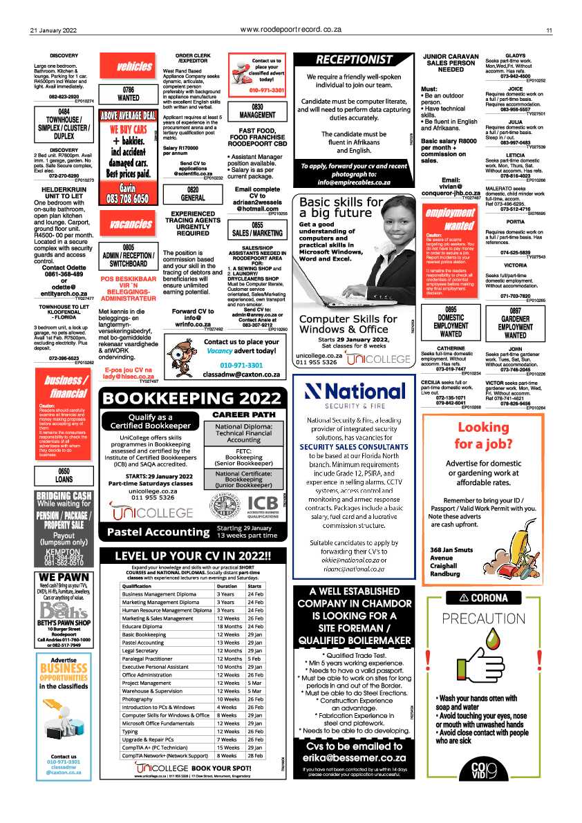 Roodepoort Record 21 January 2022 page 11