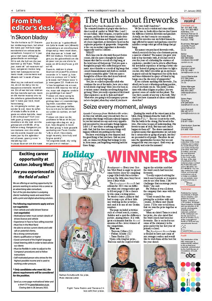 Roodepoort Record 21 January 2022 page 4