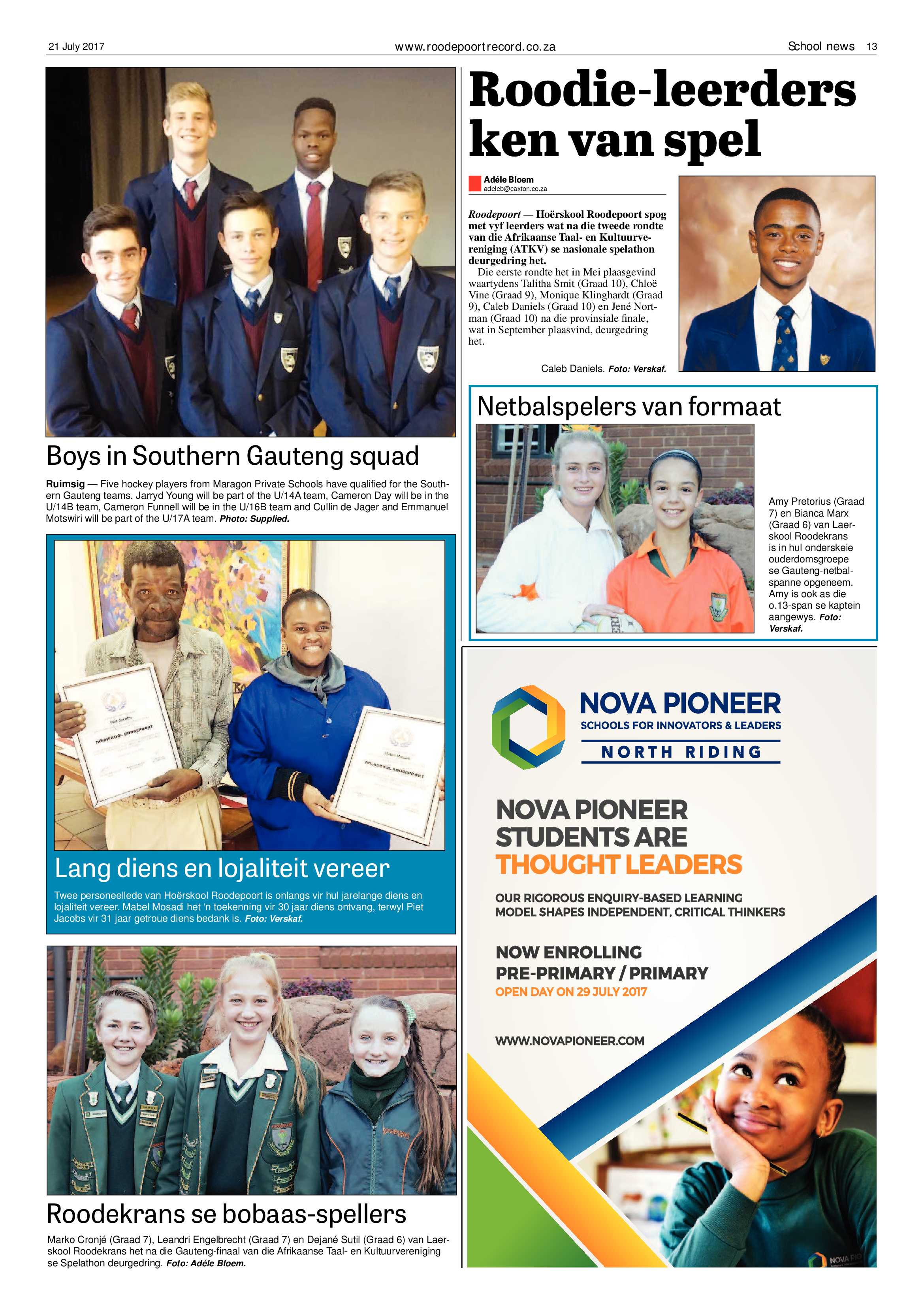 Roodepoort Record 21 July 2017 page 13