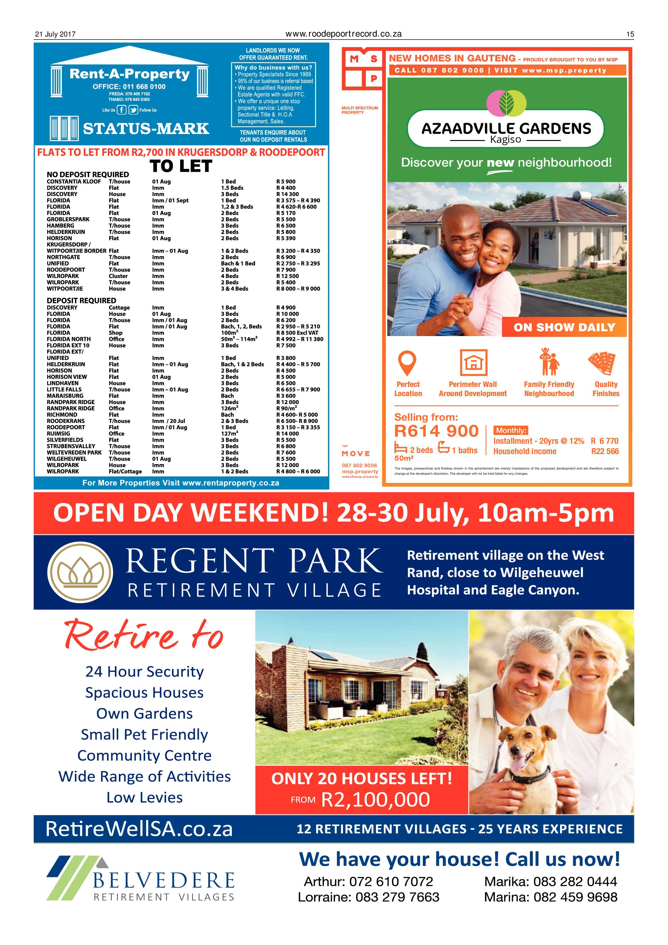 Roodepoort Record 21 July 2017 page 15