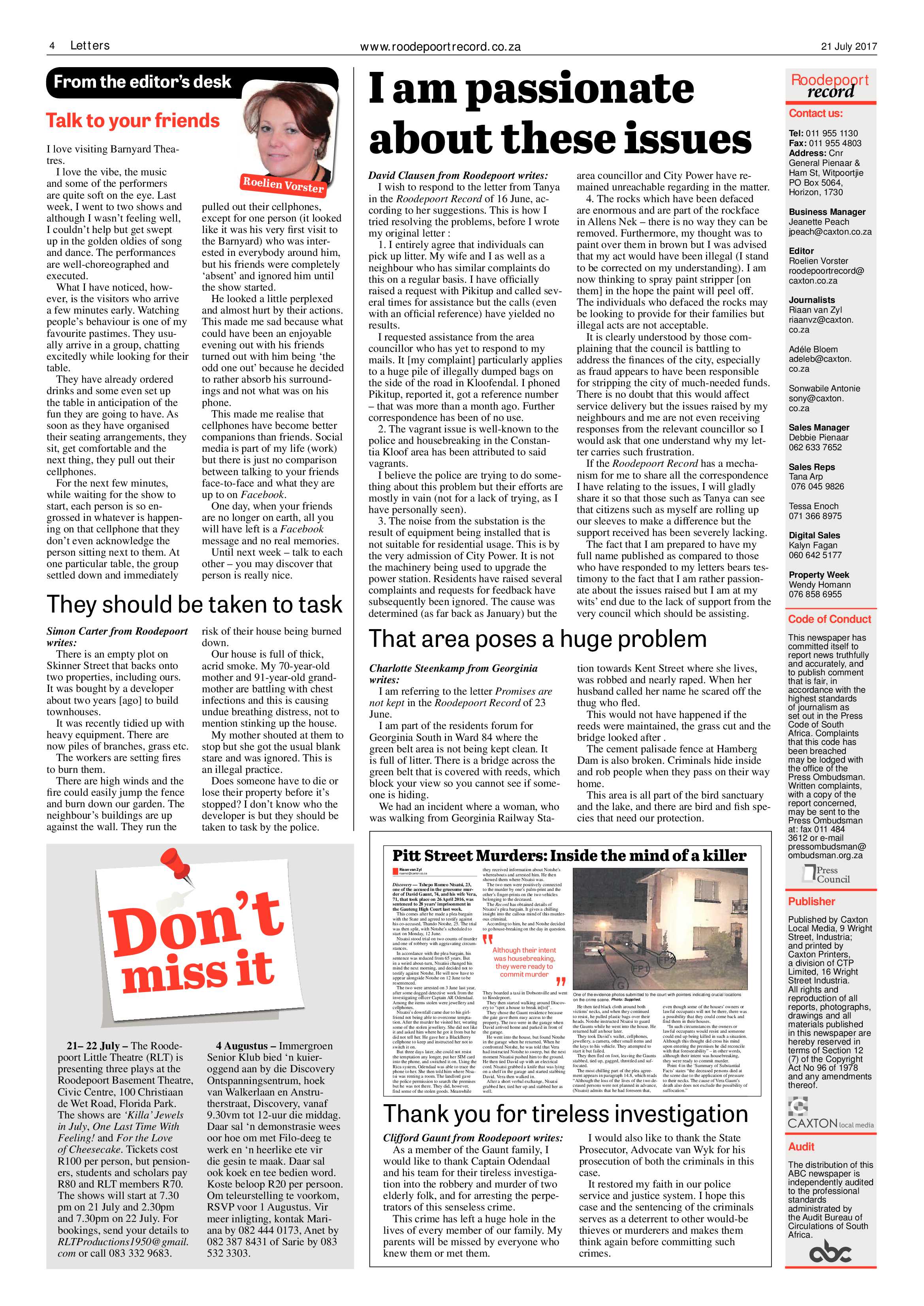 Roodepoort Record 21 July 2017 page 4