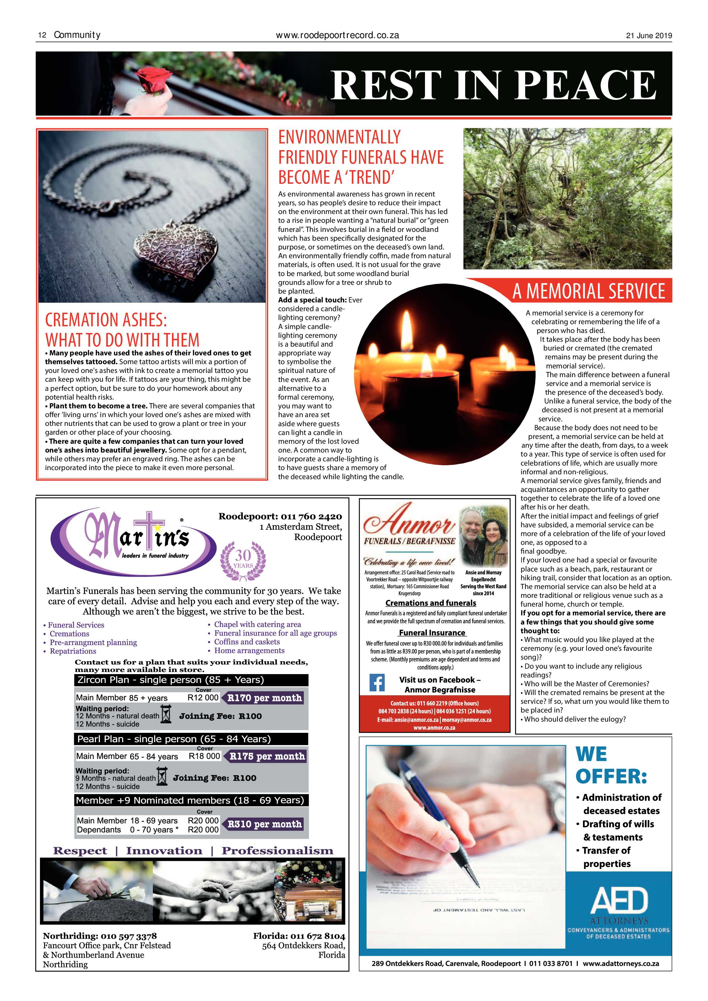 Roodepoort Record 21 June 2019 page 12