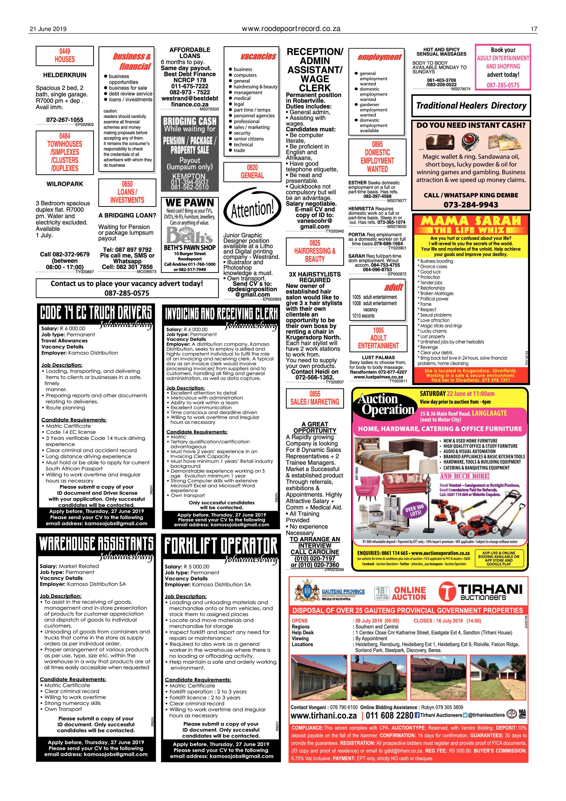 Roodepoort Record 21 June 2019 page 17