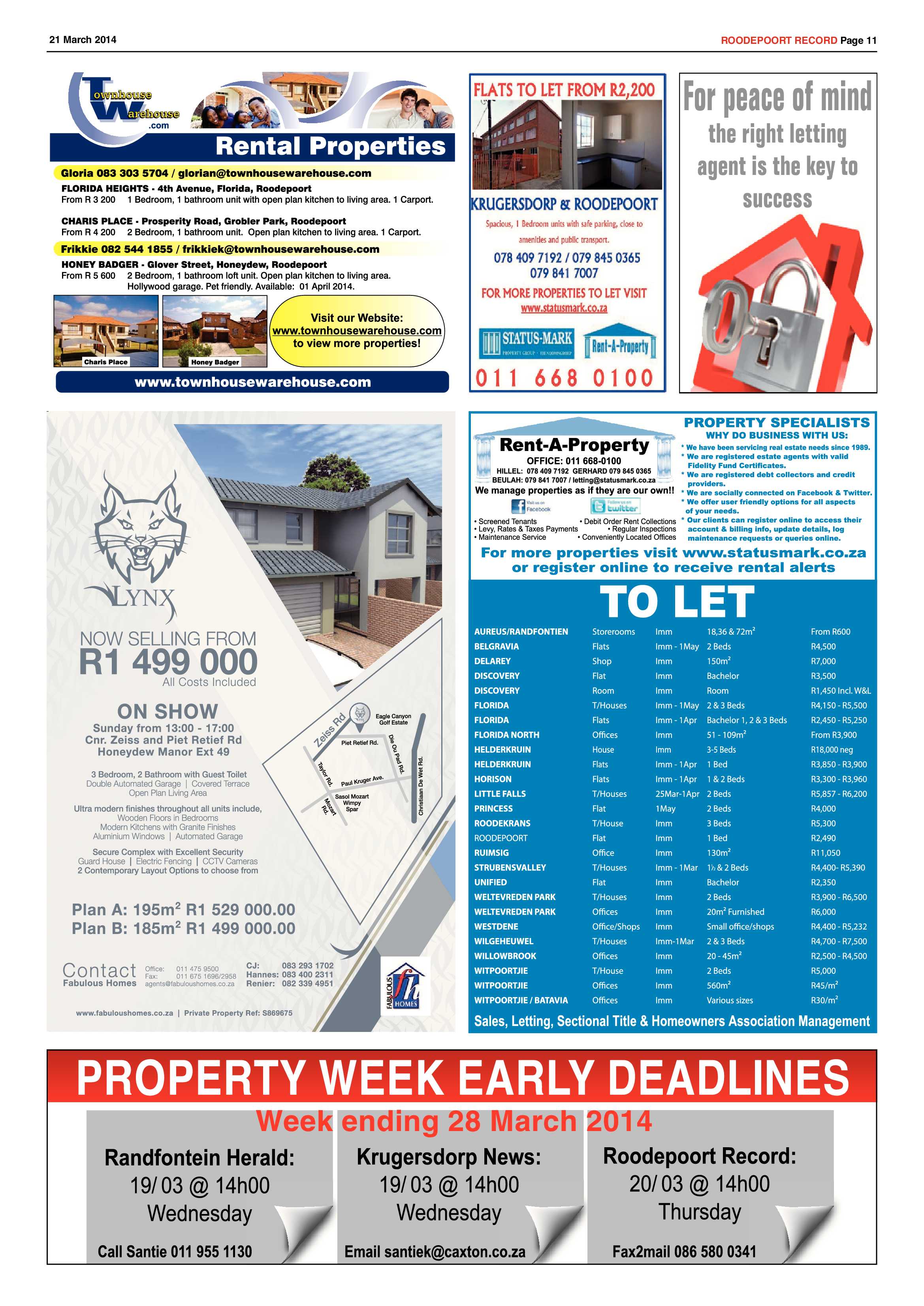 Roodepoort Record 21 March 2014 page 11