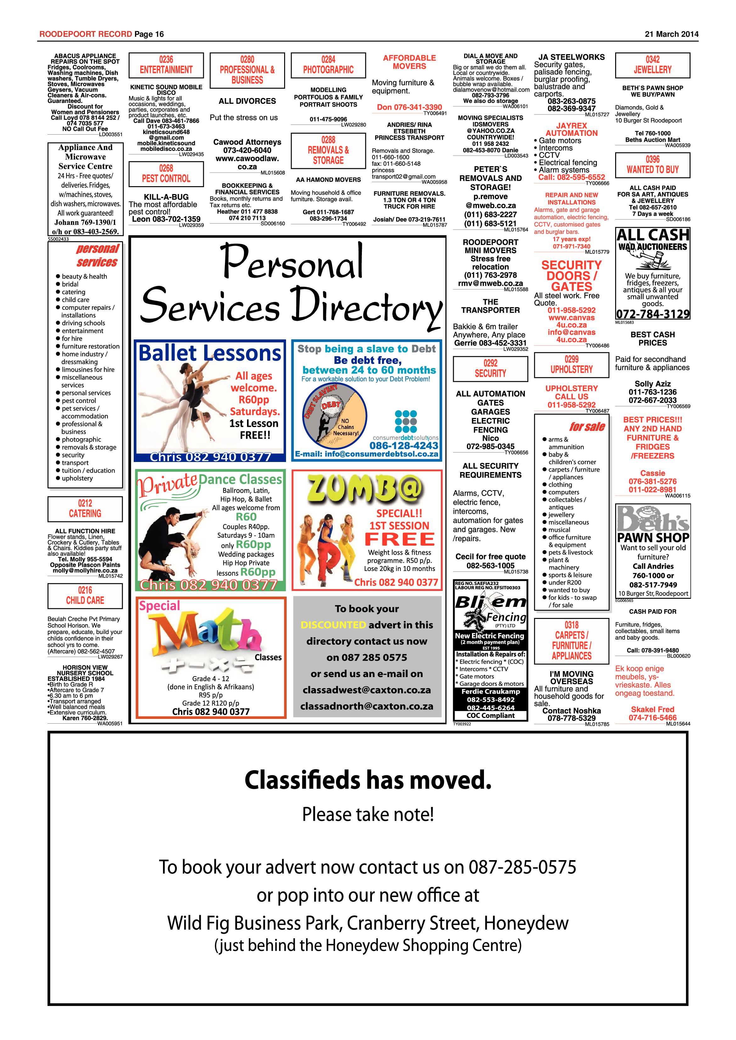 Roodepoort Record 21 March 2014 page 16