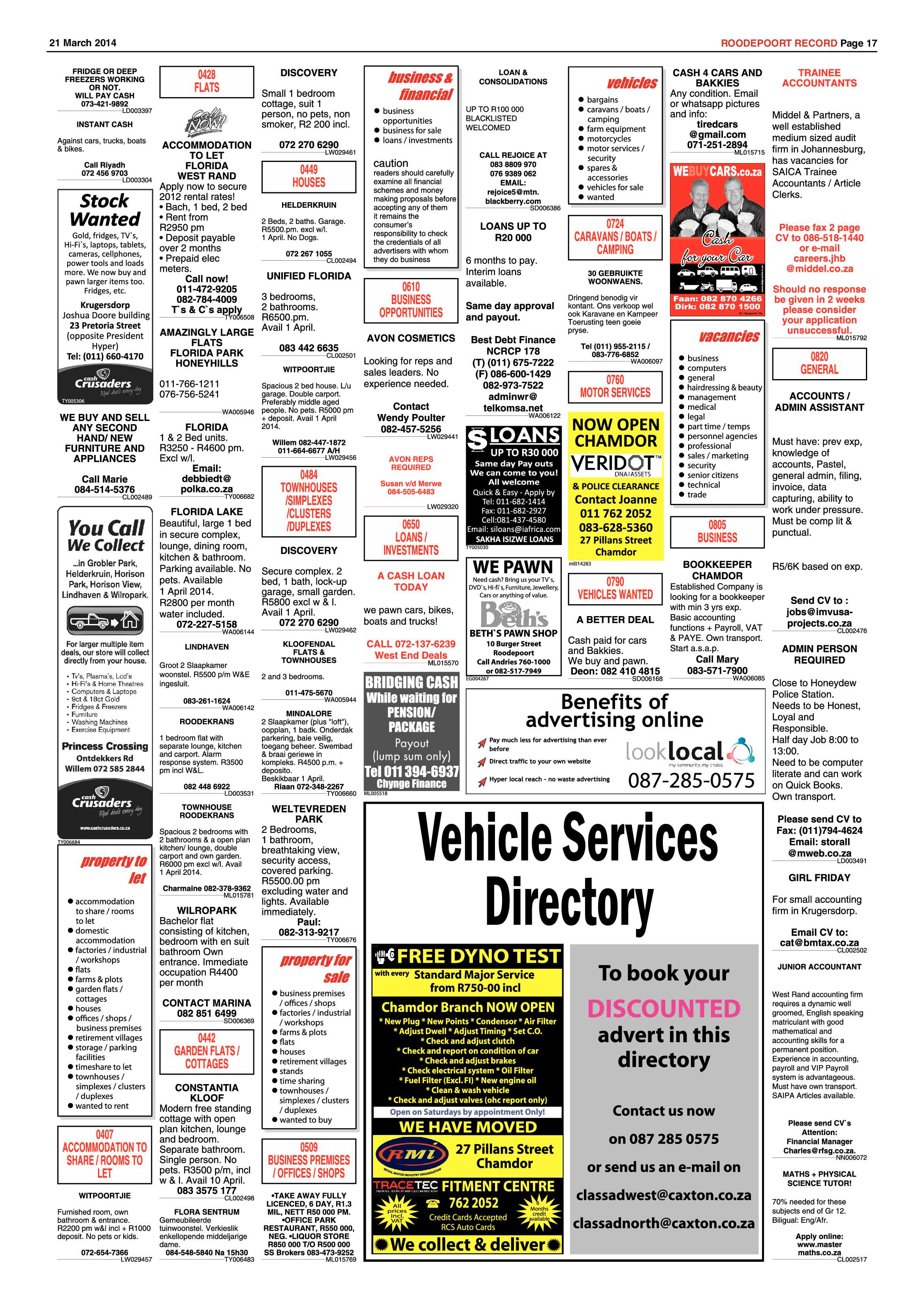 Roodepoort Record 21 March 2014 page 17