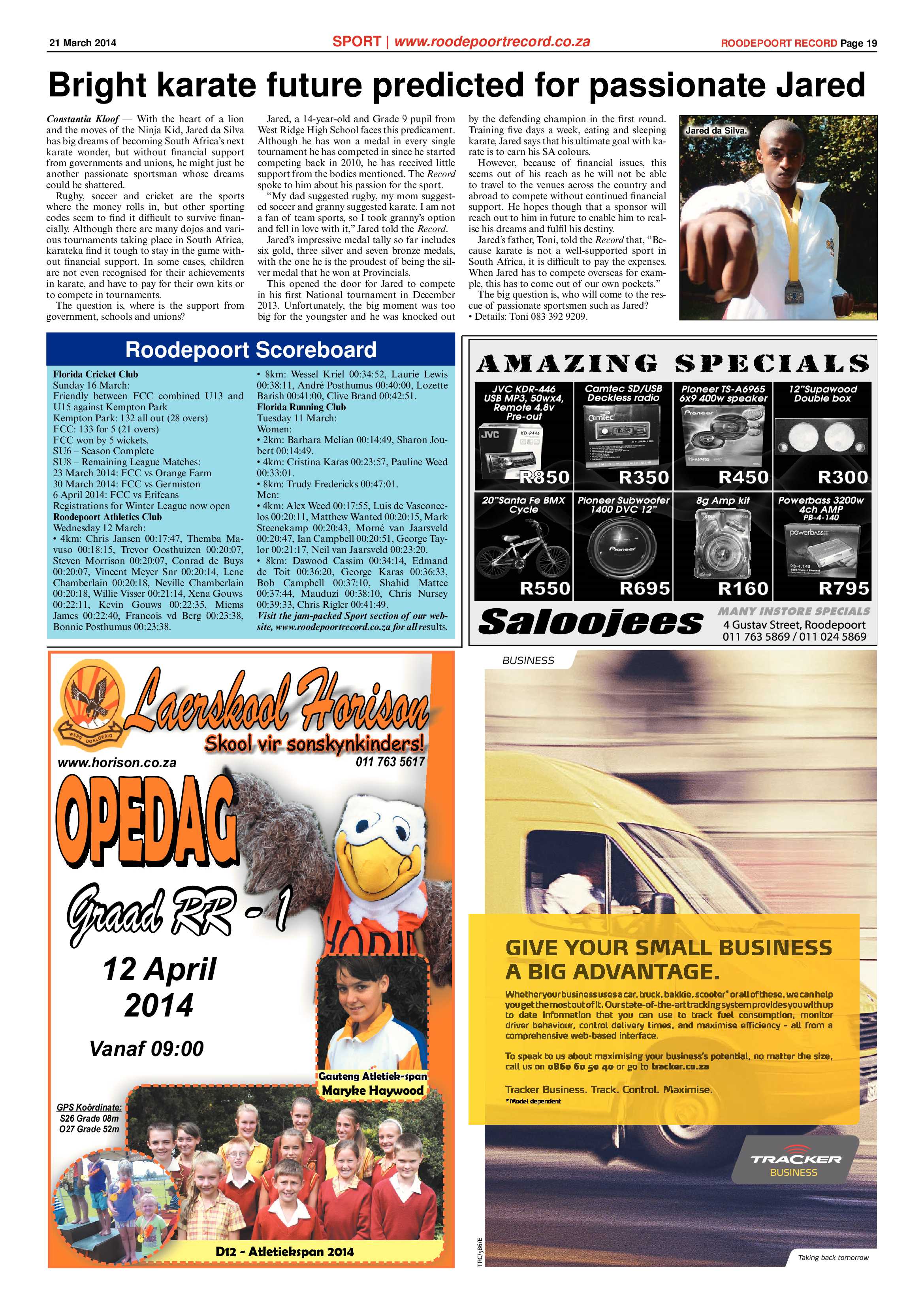 Roodepoort Record 21 March 2014 page 19