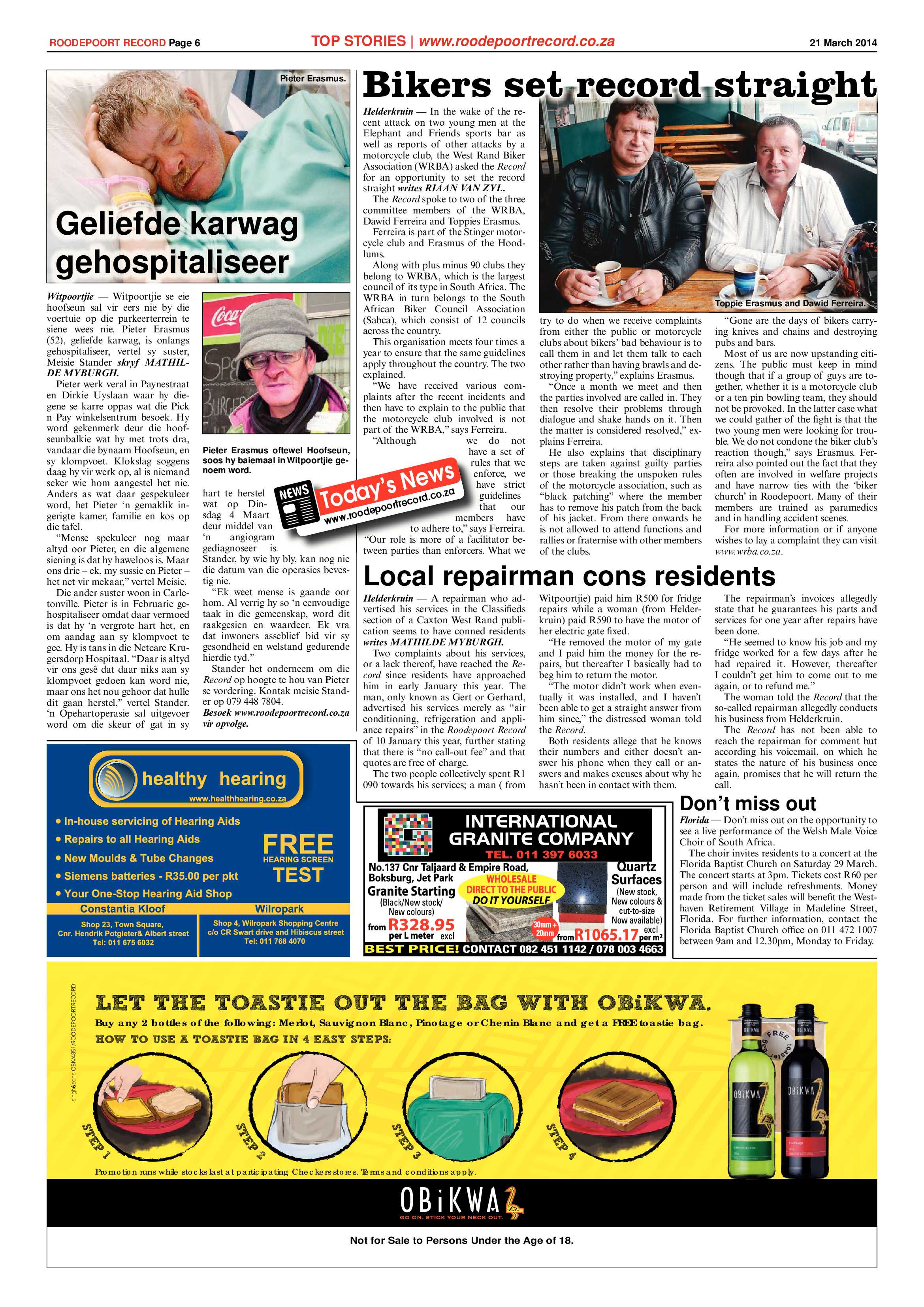 Roodepoort Record 21 March 2014 page 6