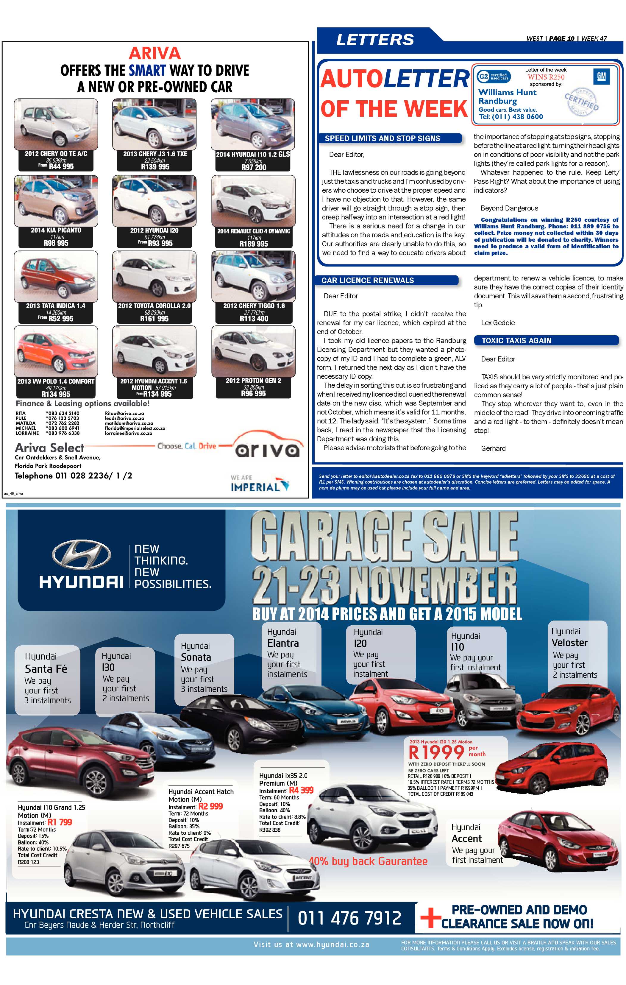 Roodepoort Record 21 November 2014 page 30