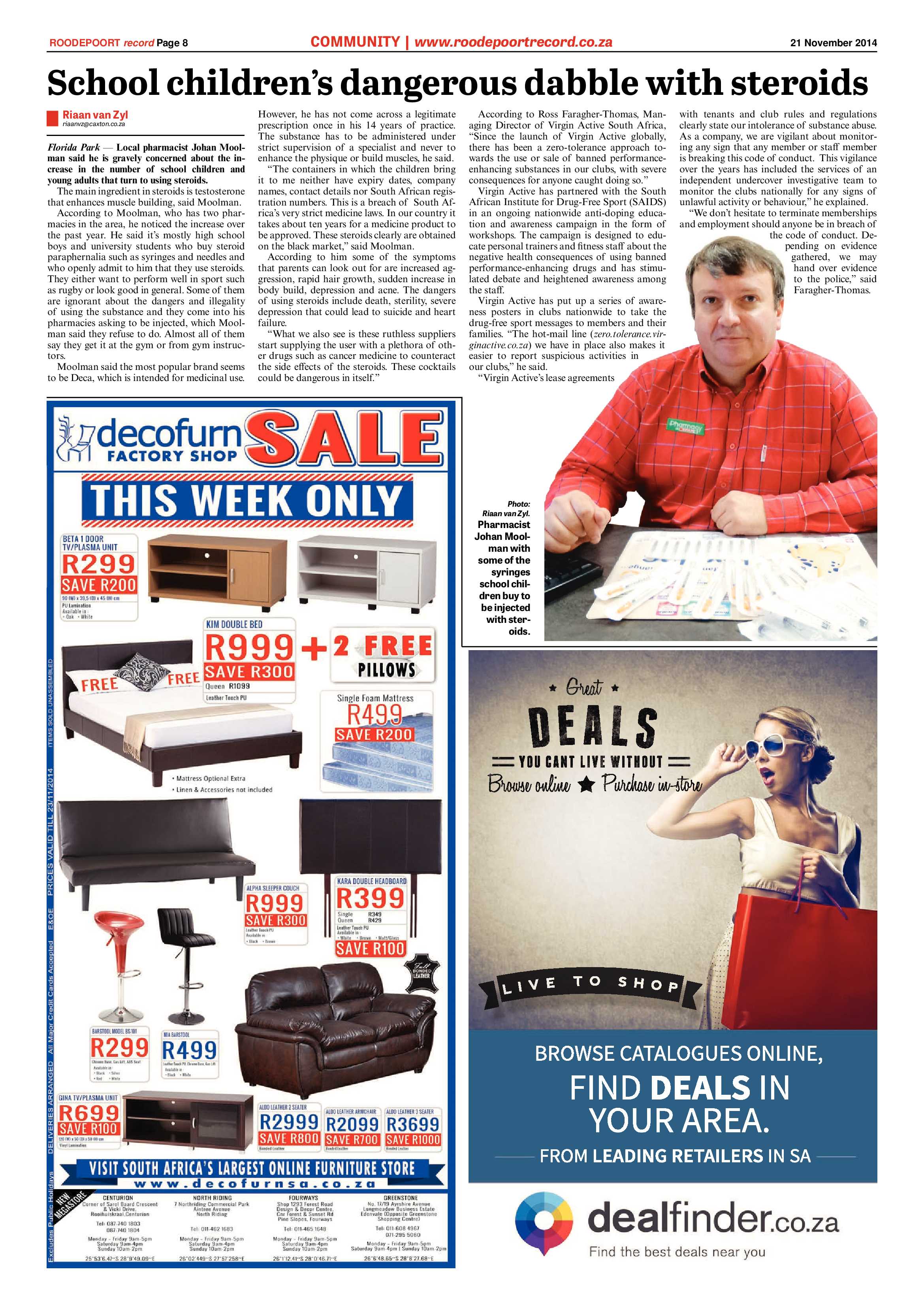 Roodepoort Record 21 November 2014 page 8