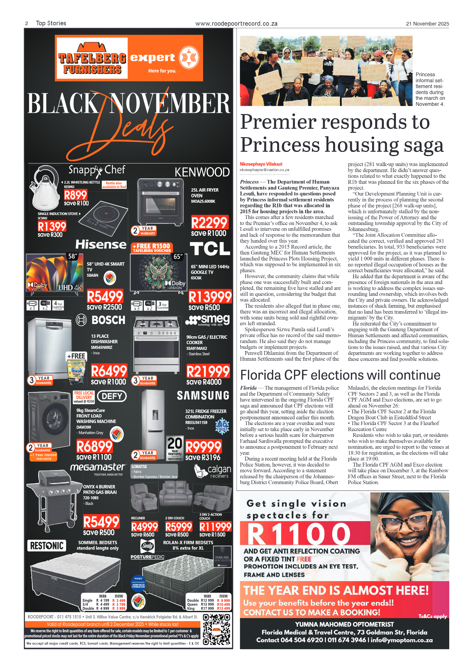 Roodepoort Record 21 November 2025 page 2