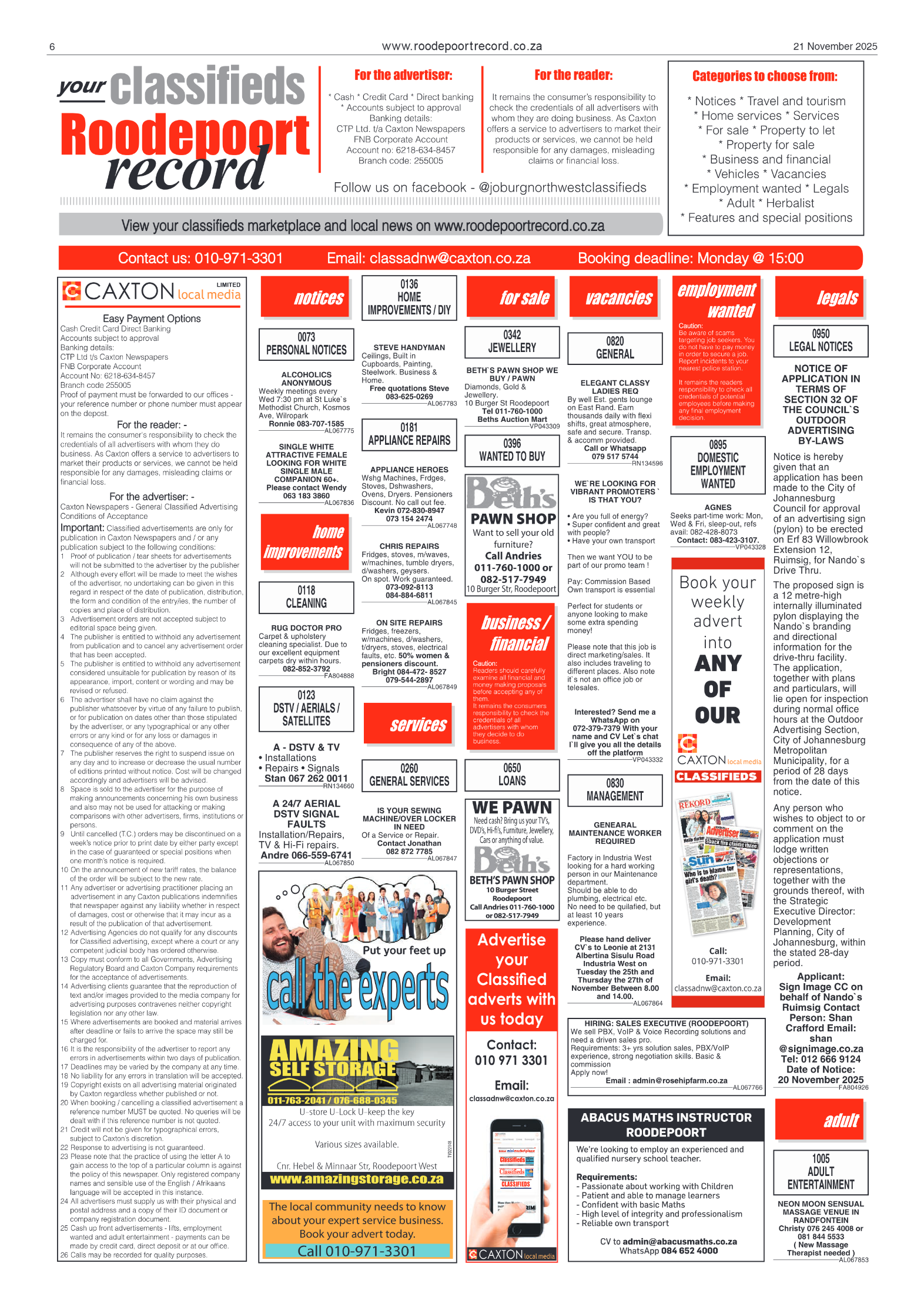 Roodepoort Record 21 November 2025 page 6