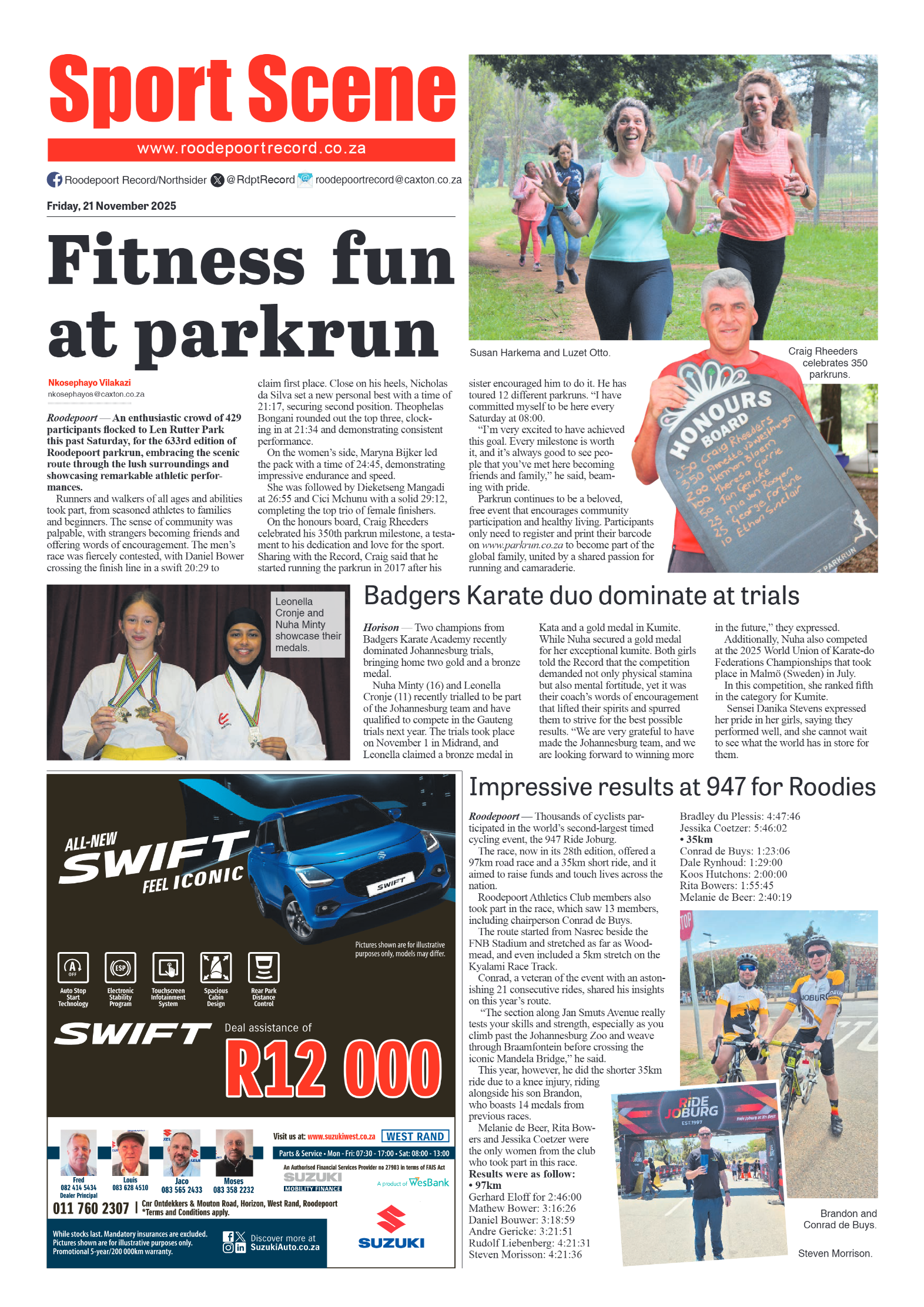 Roodepoort Record 21 November 2025 page 8