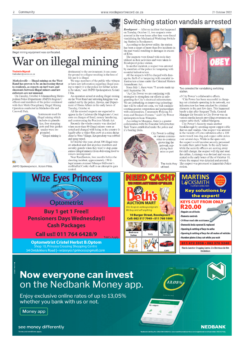 Roodepoort Record 21 October 2022 page 2