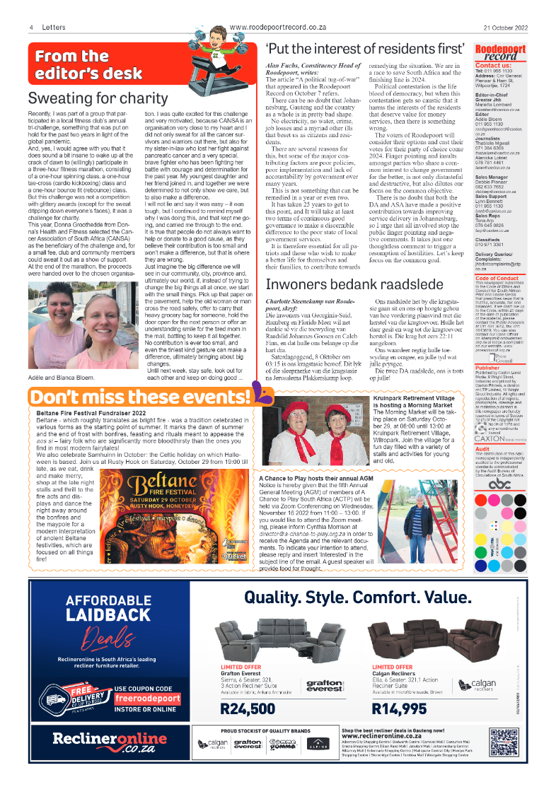 Roodepoort Record 21 October 2022 page 4