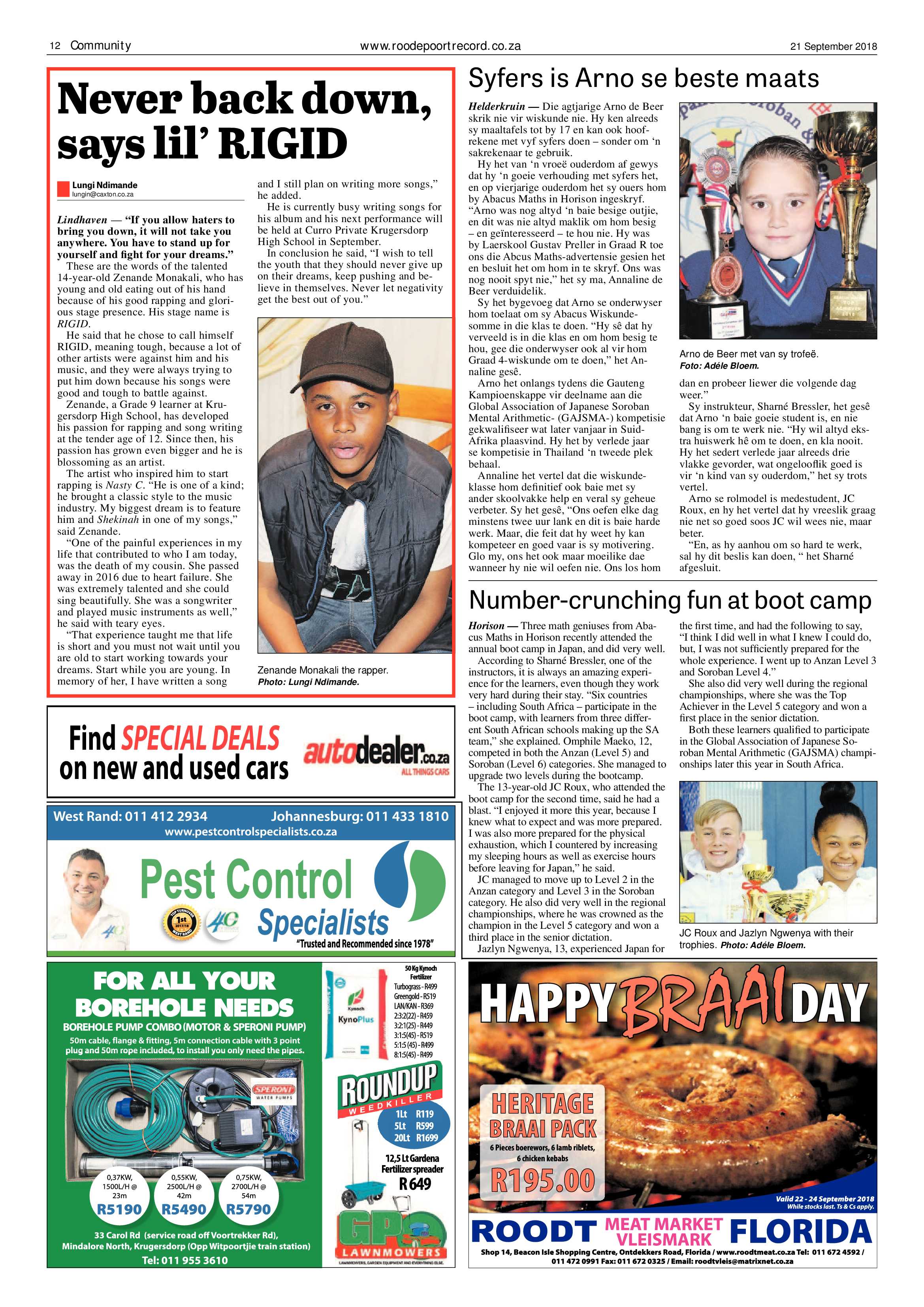 Roodepoort Record 21 September 2018 page 12