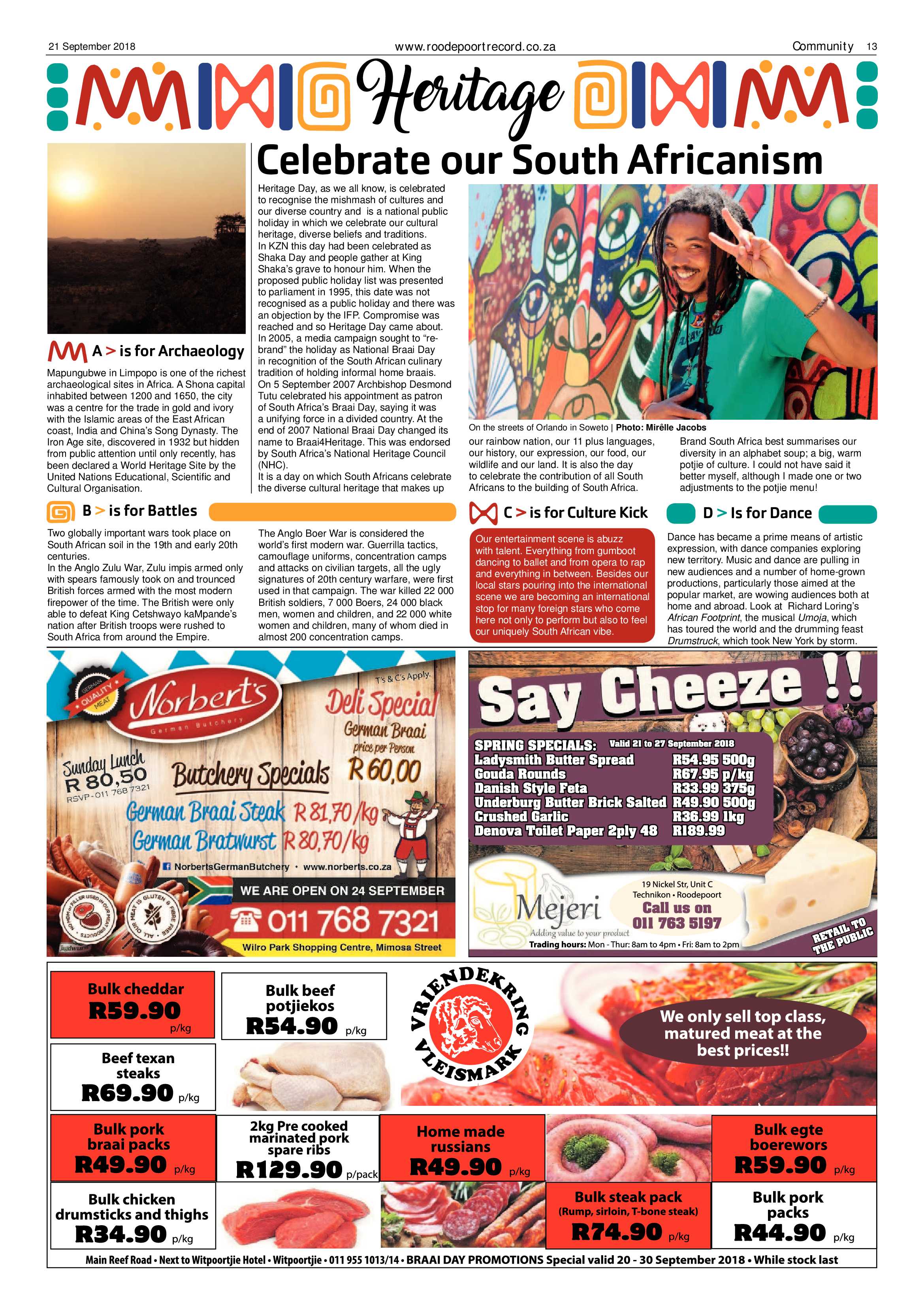 Roodepoort Record 21 September 2018 page 13