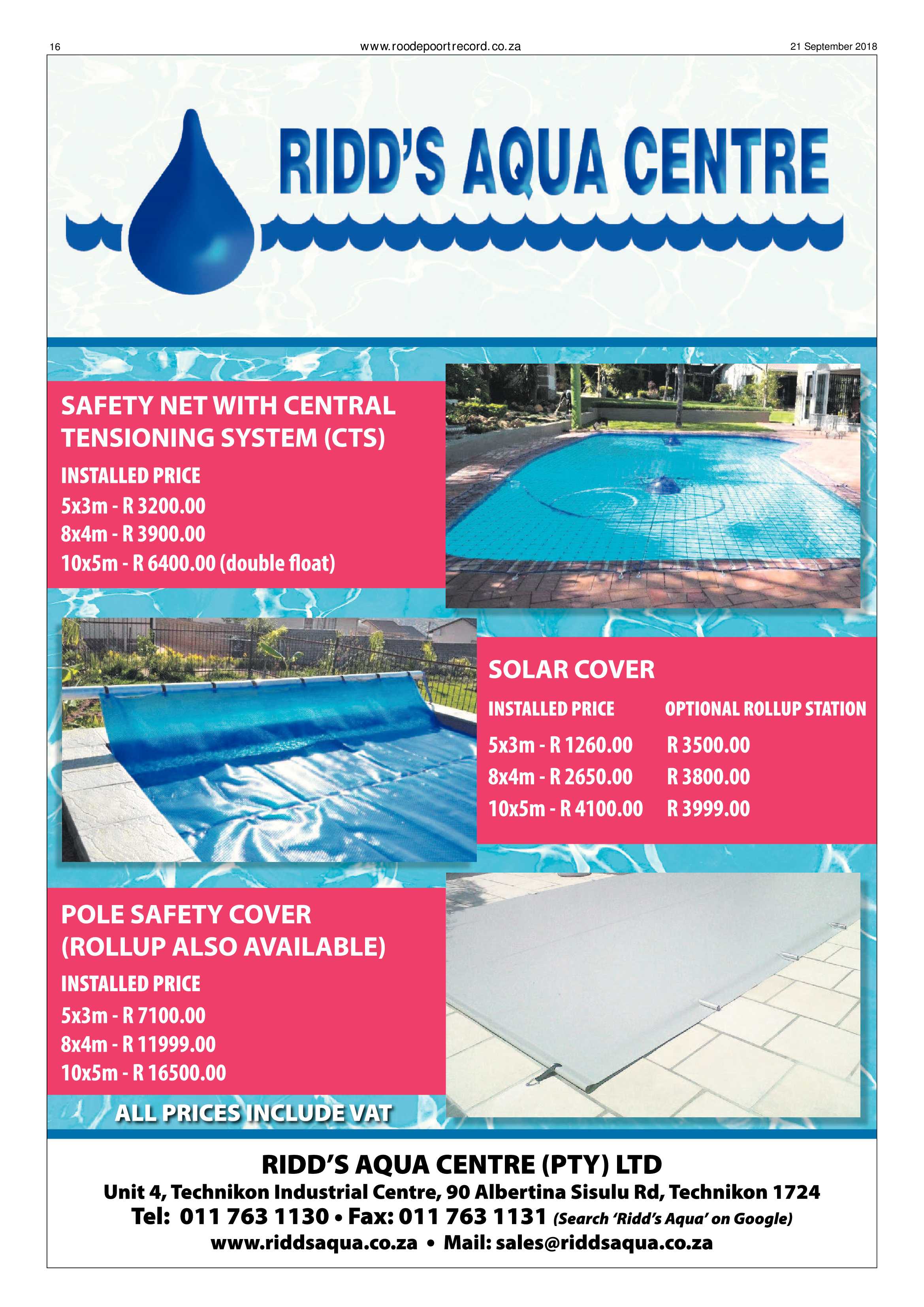 Roodepoort Record 21 September 2018 page 16